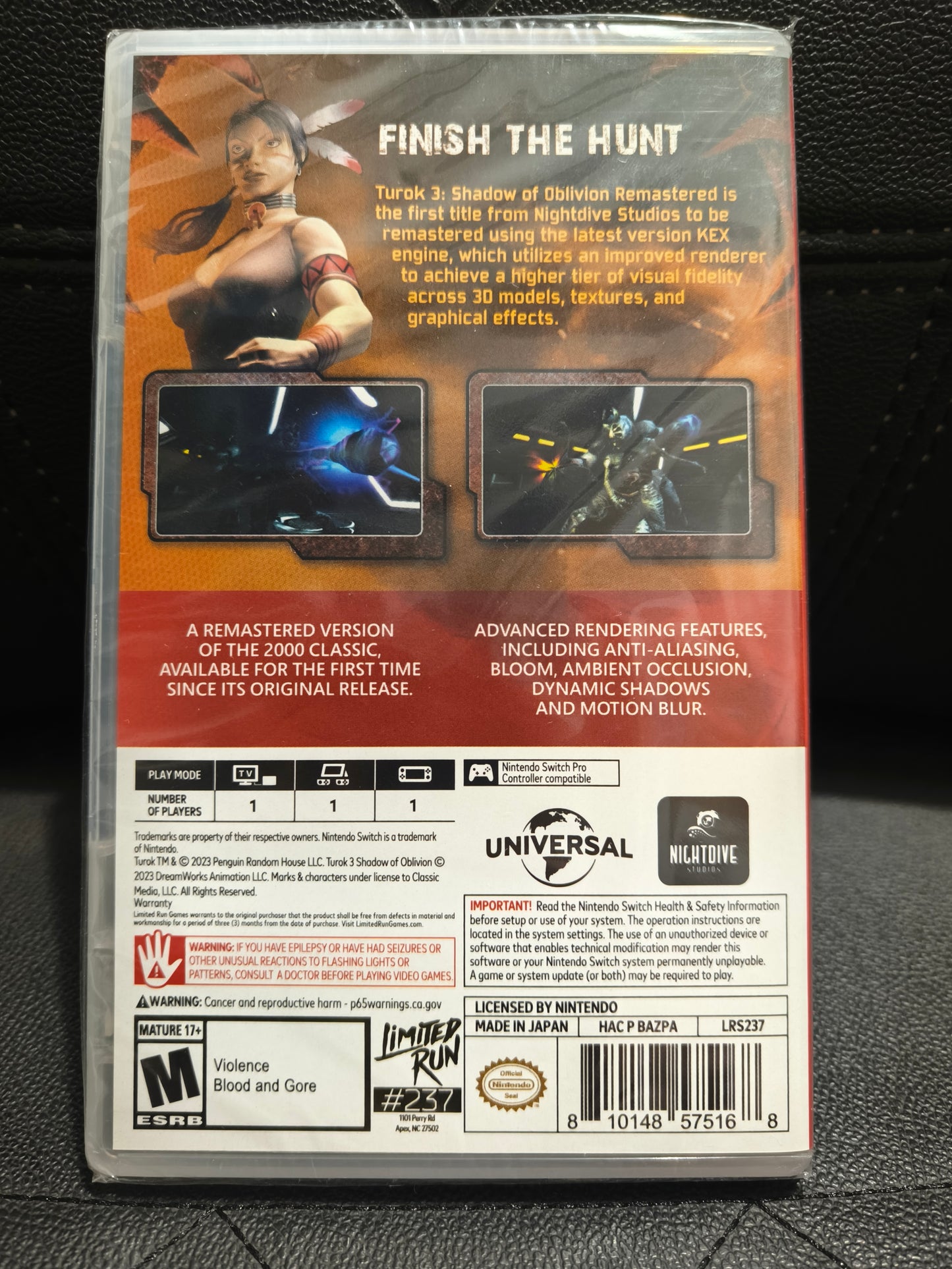 Turok 3 switch by limited run games