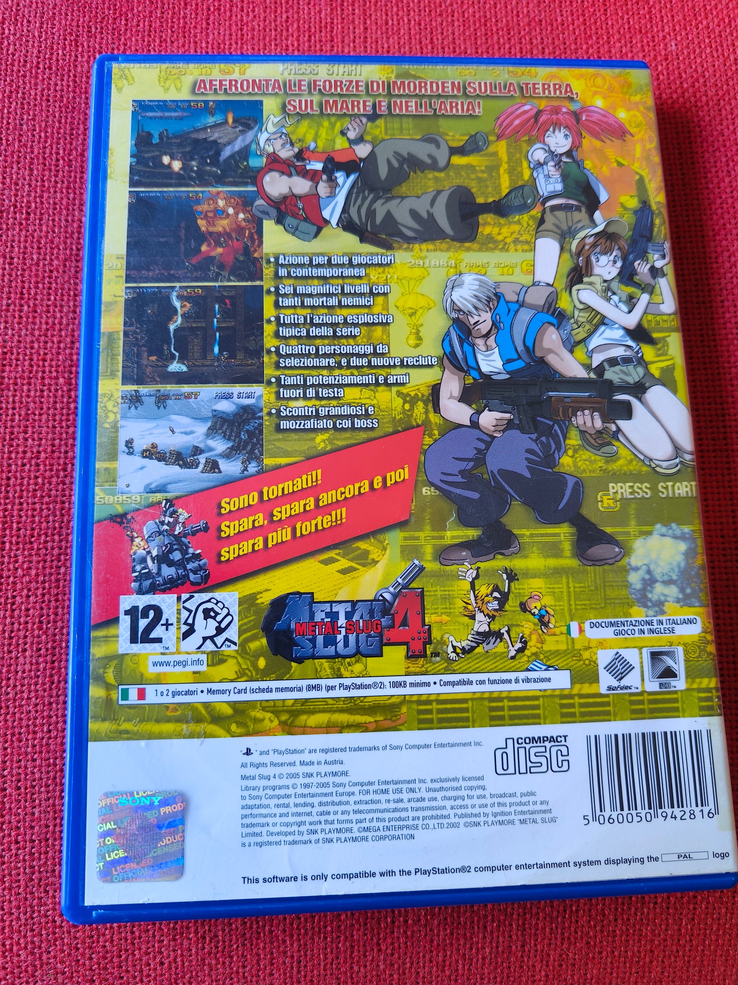 Metal slug 4 ps2