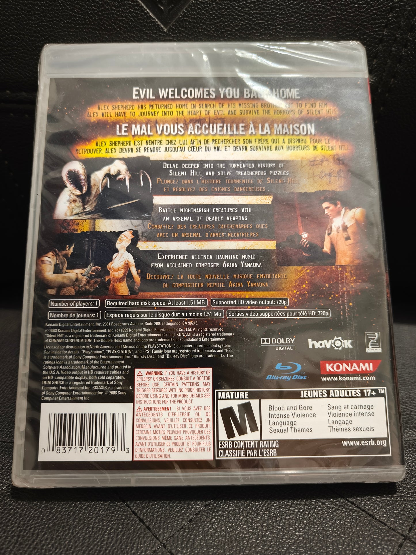 Silent Hill home coming ps3 sealed