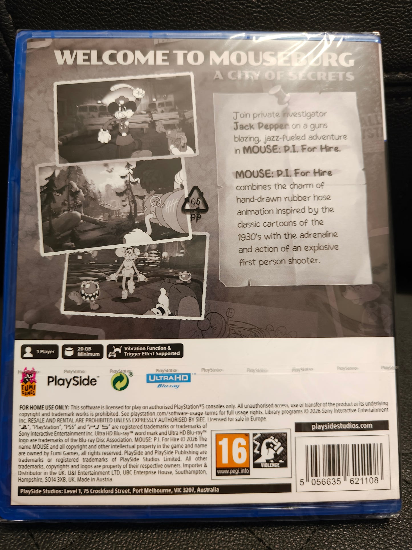 Mouse p.i. for hire ps5 sealed