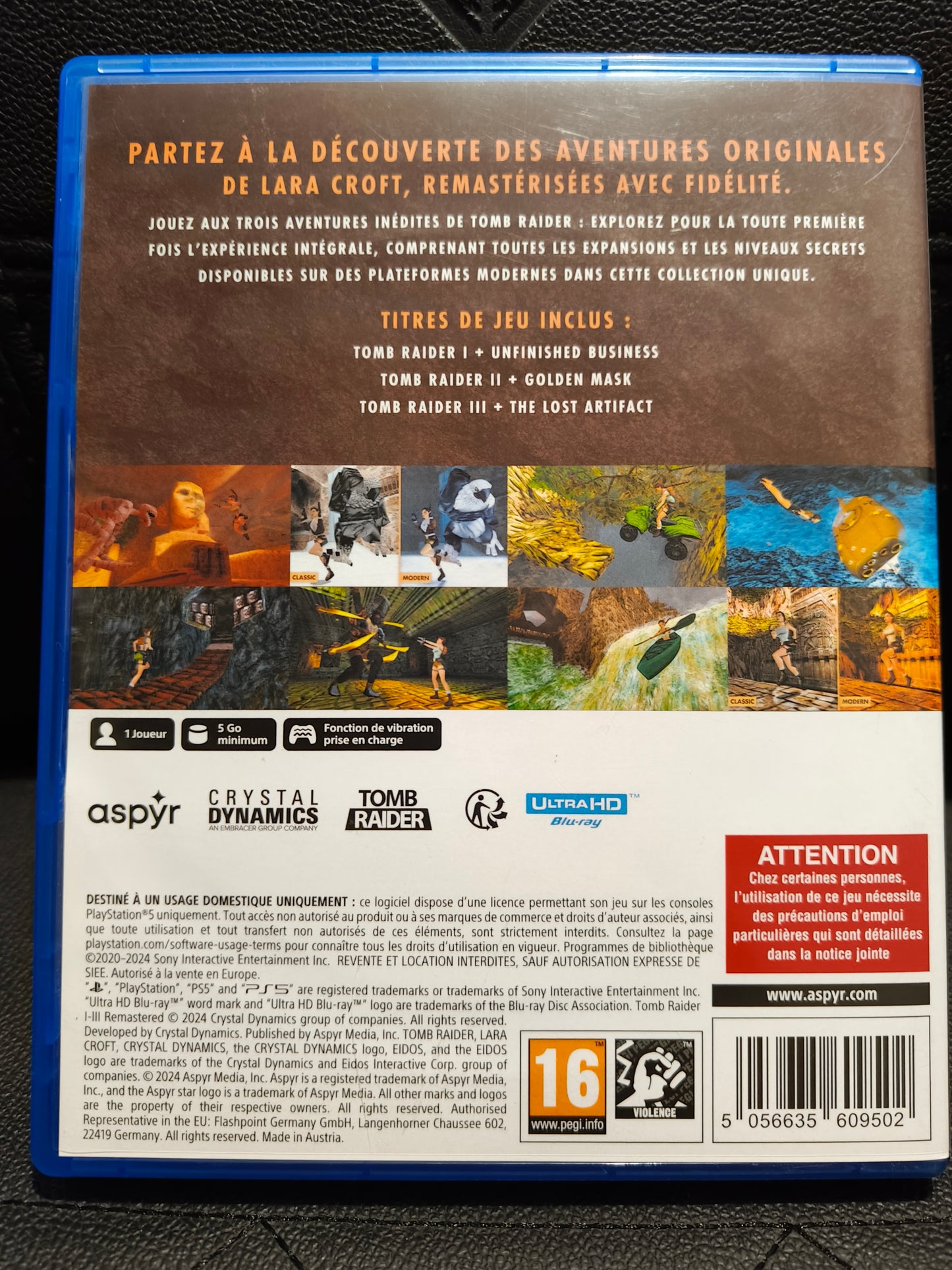 Tomb raider remastered ps5