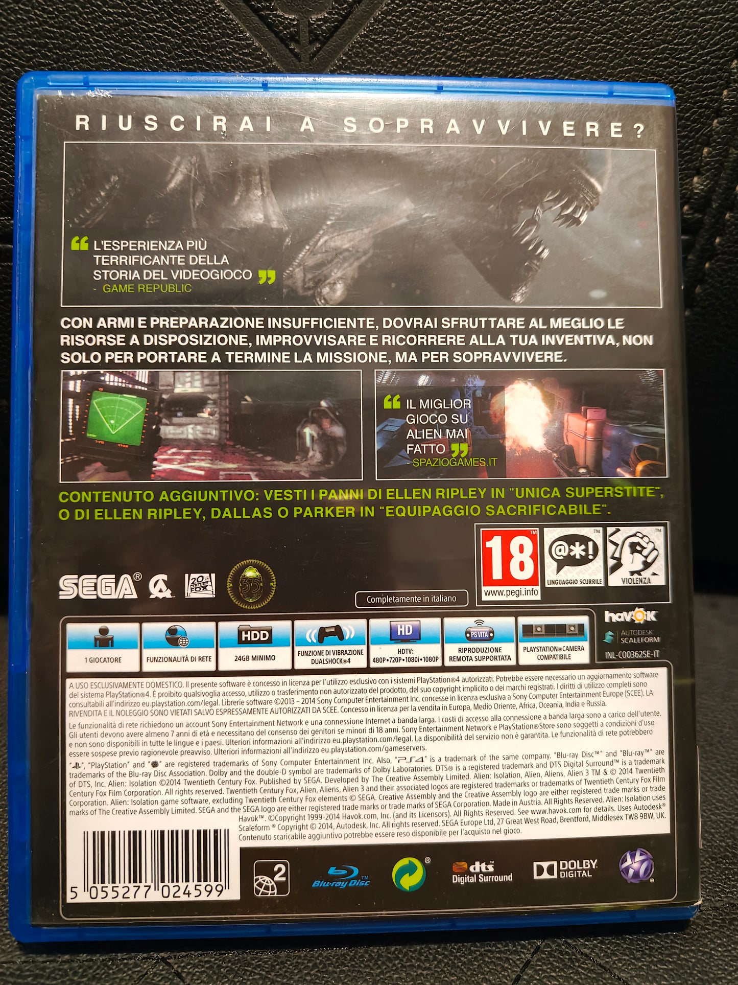 Alien isolation ps4