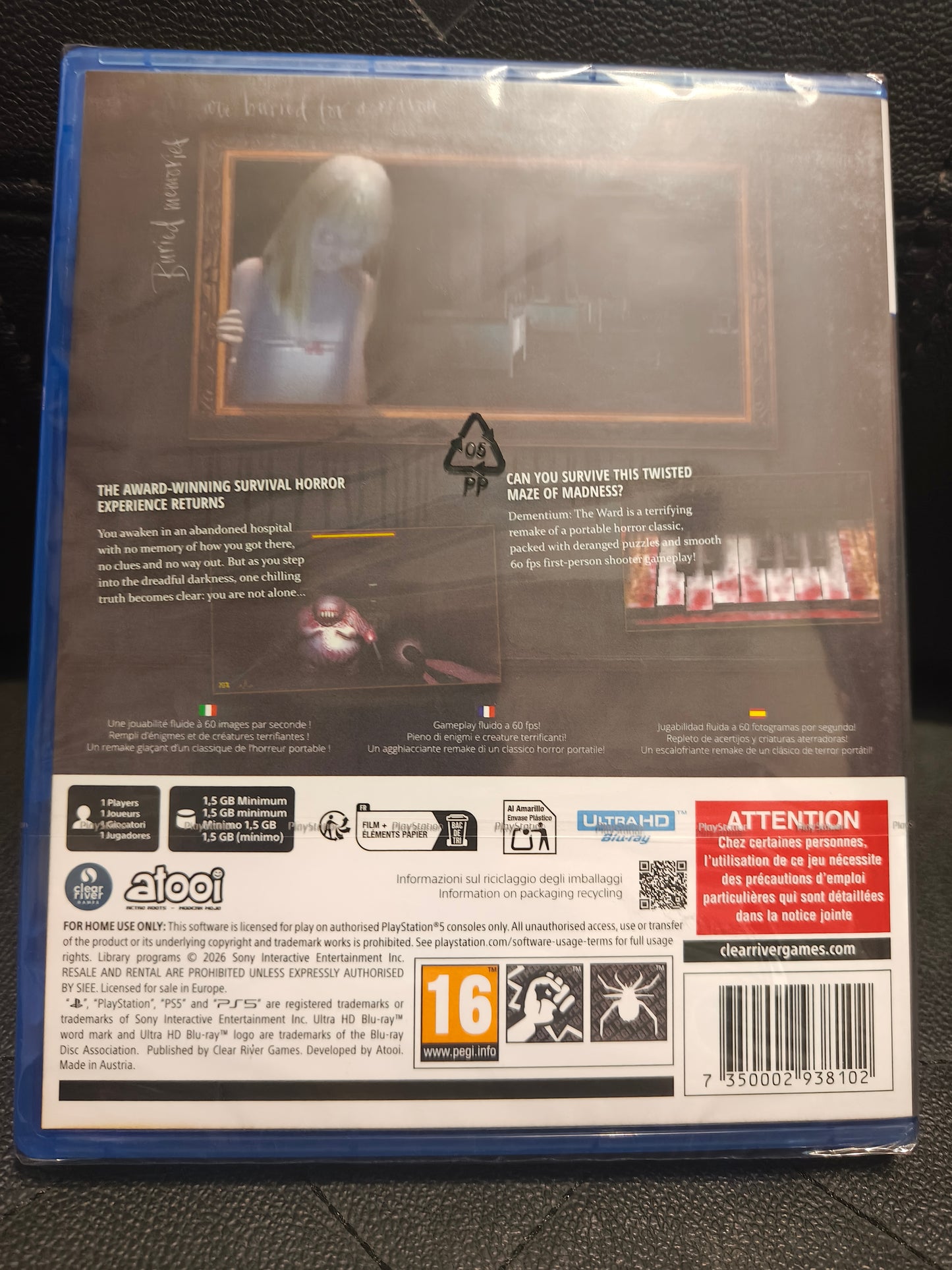 Dementium the ward ps5 sealed