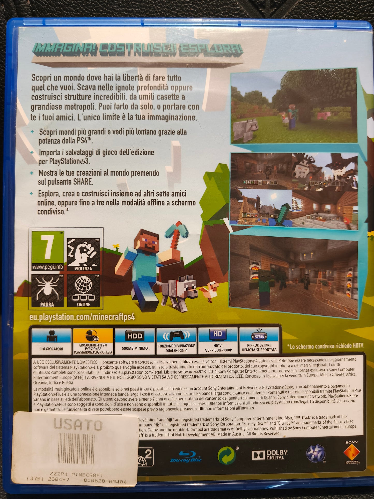 Minecraft ps4