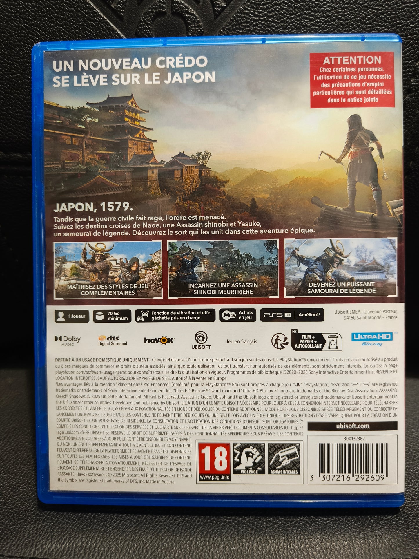 Assassin's Creed Shadows ps5
