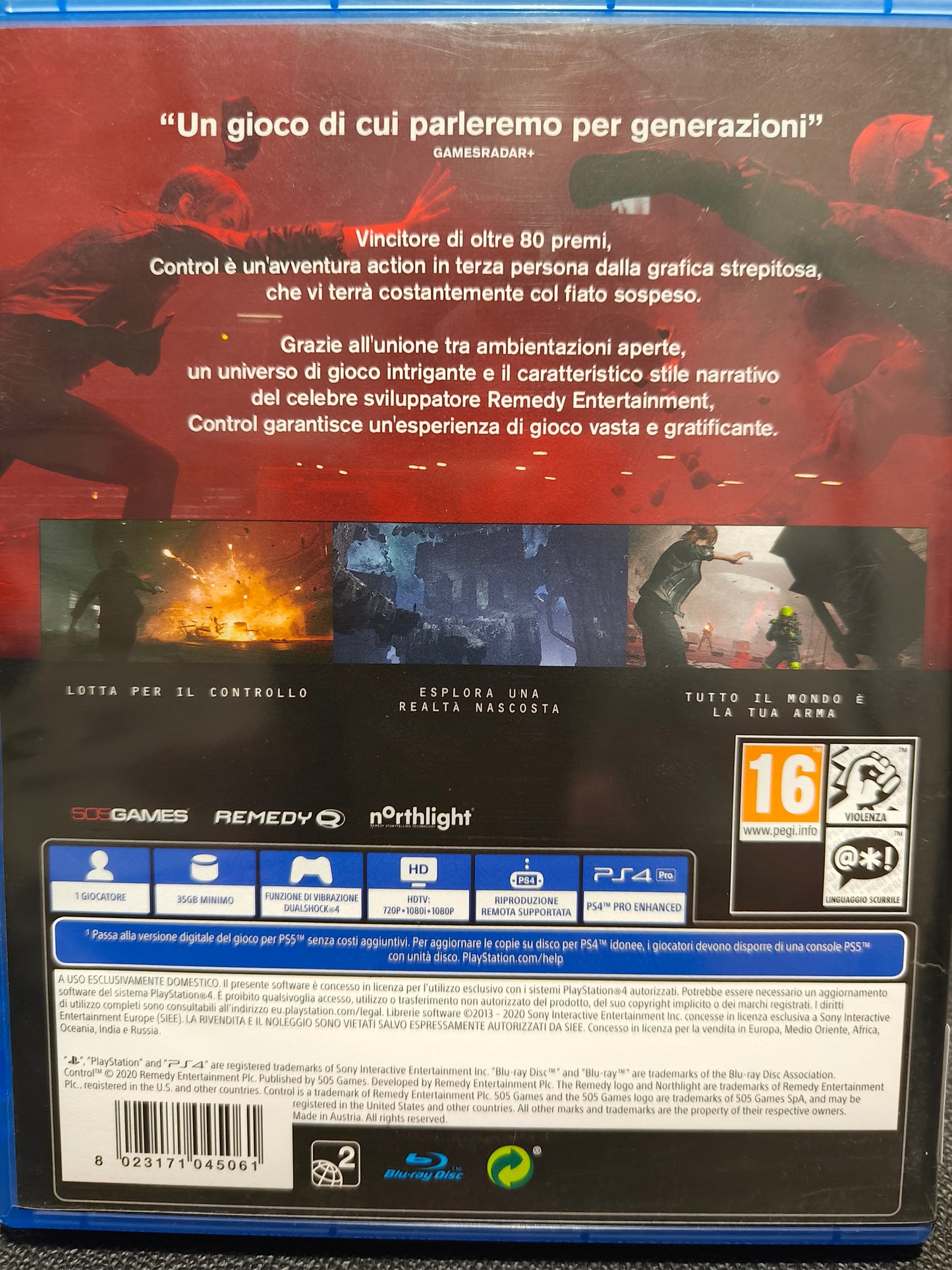 Control ultimate edition ps4