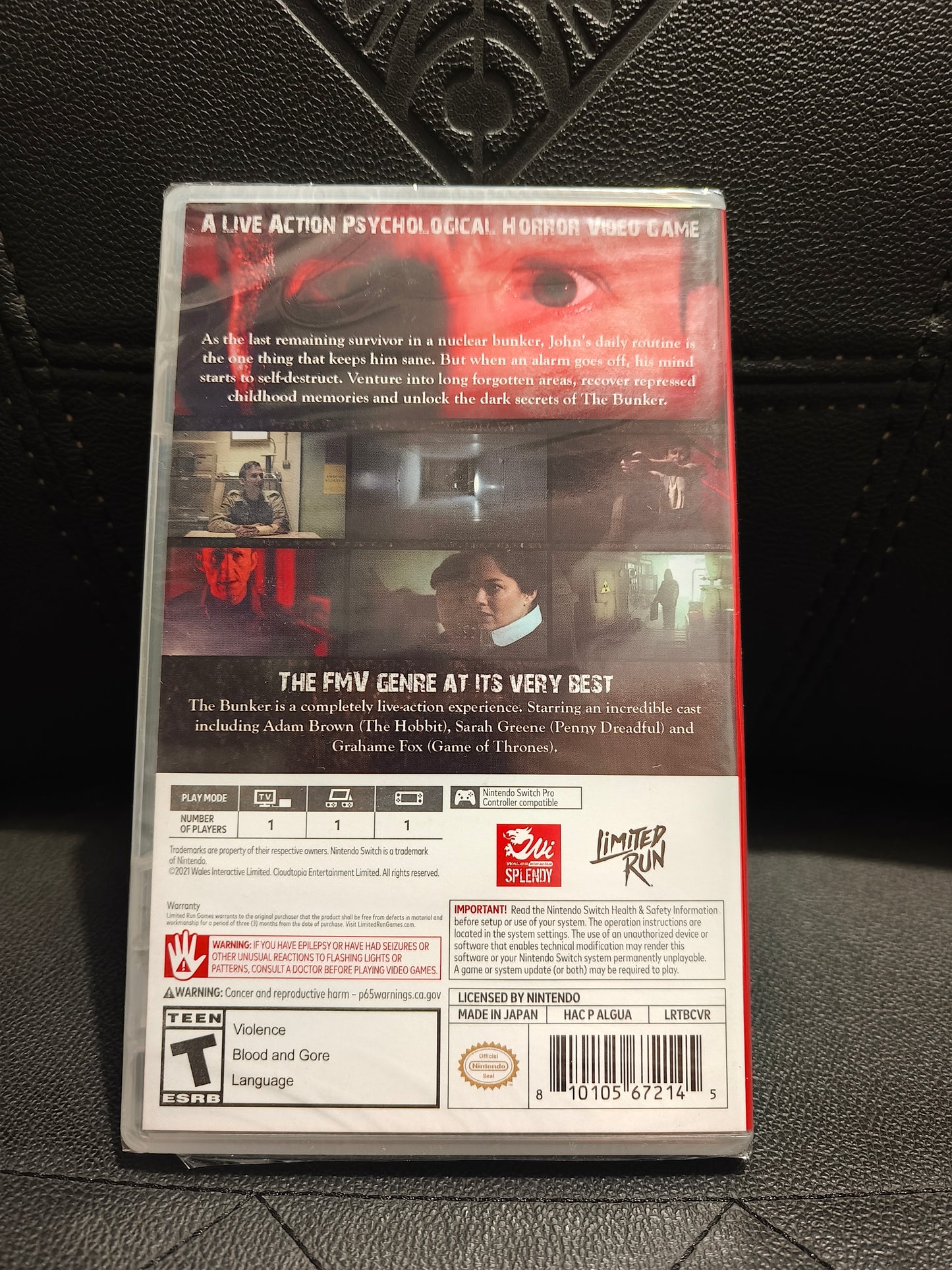 The bunker switch sealed by limited run games