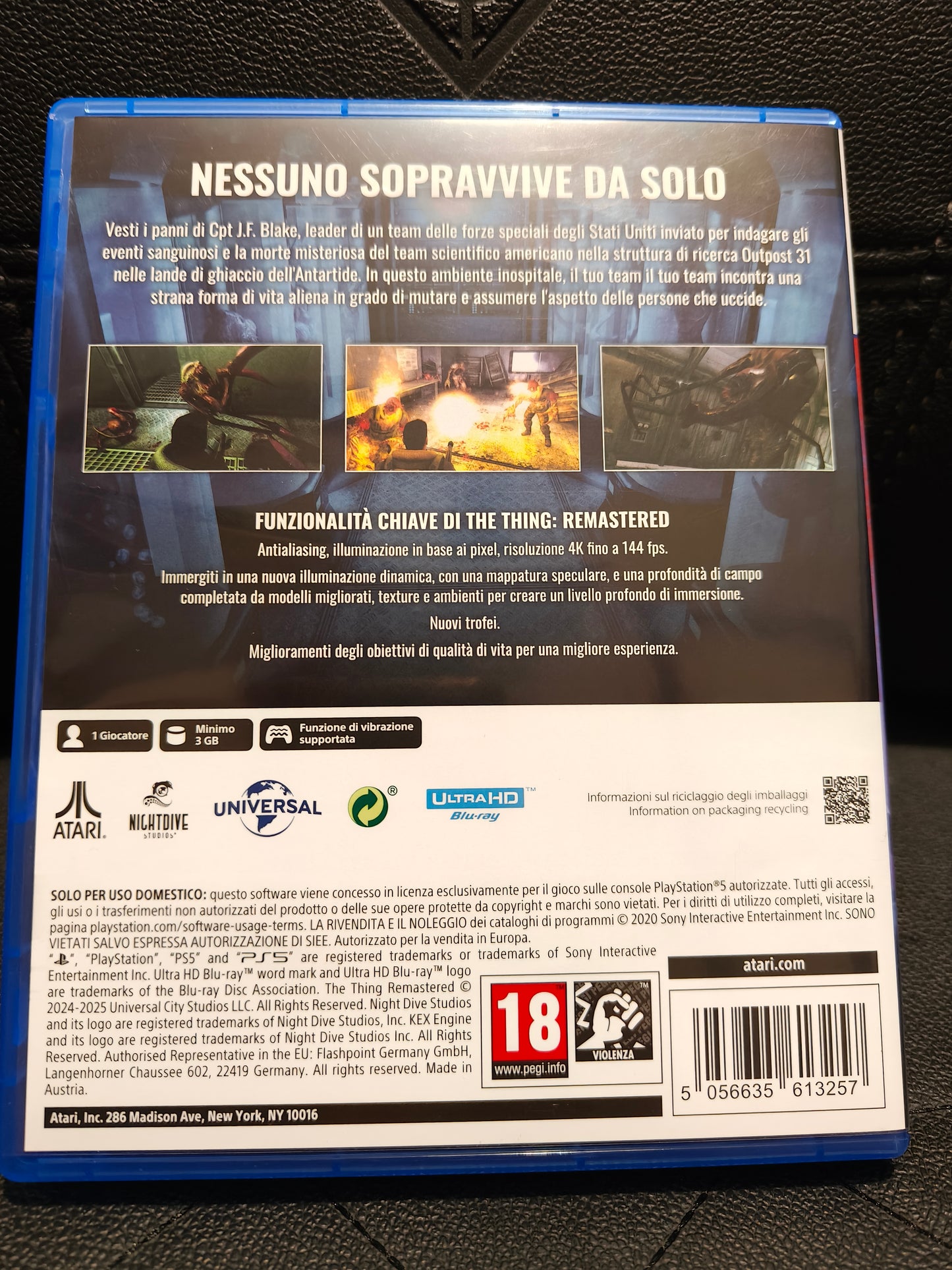 The thing remastered ps5