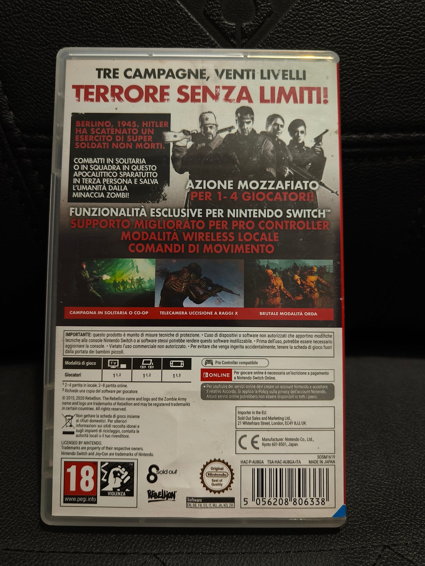 Zombie army Trilogy switch