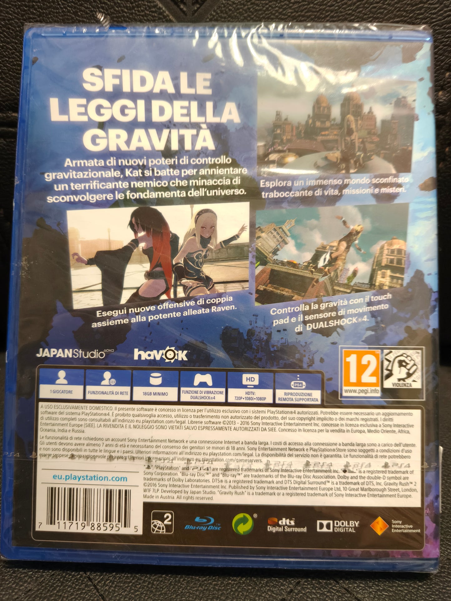 Gravity rush 2 ps4 sealed