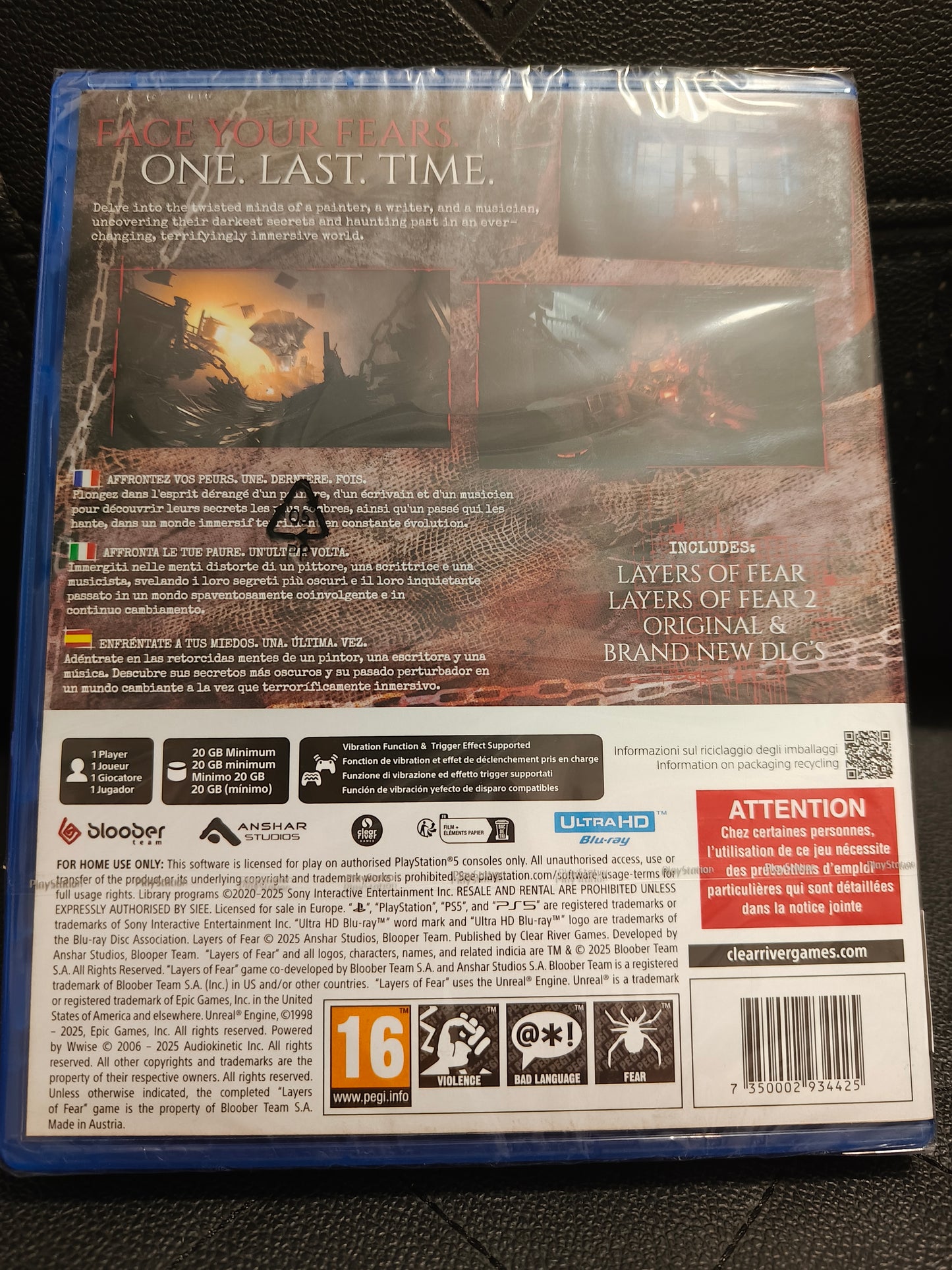 Layers of fear ps5 sealed