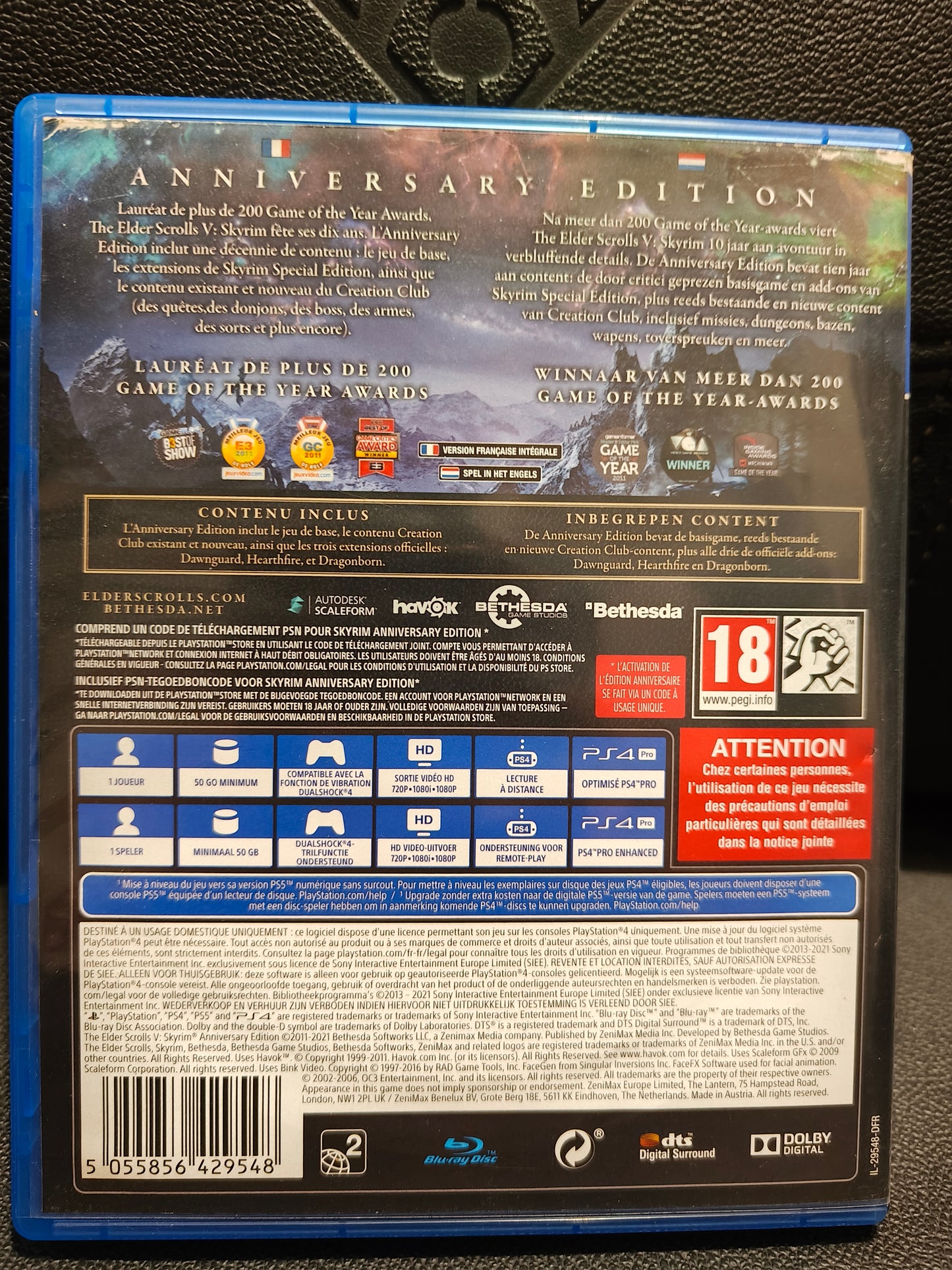 Skyrim anniversary edition ps4