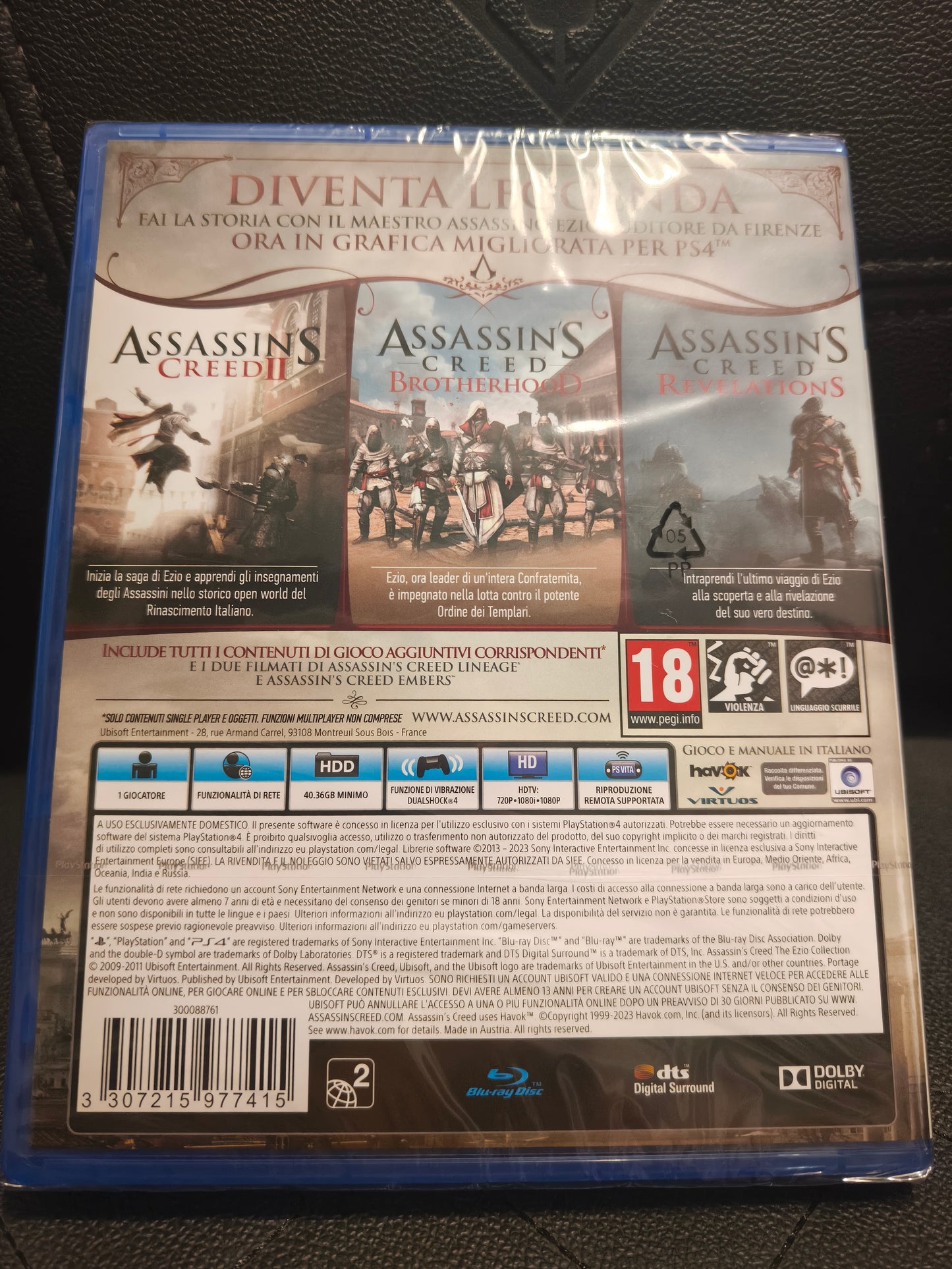 Assassin's Creed the Ezio collection ps4 sealed