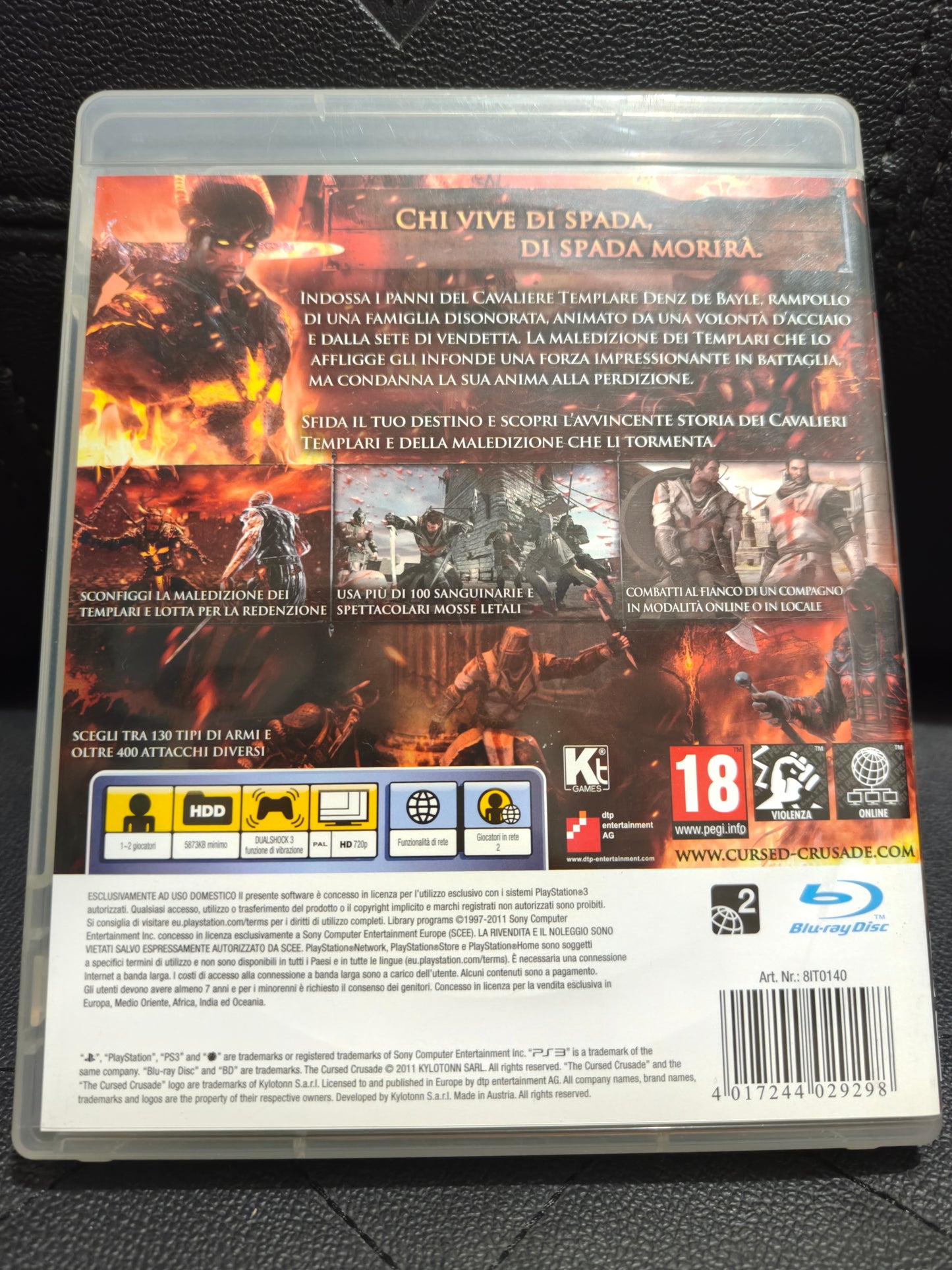 The cursed crusade ps3