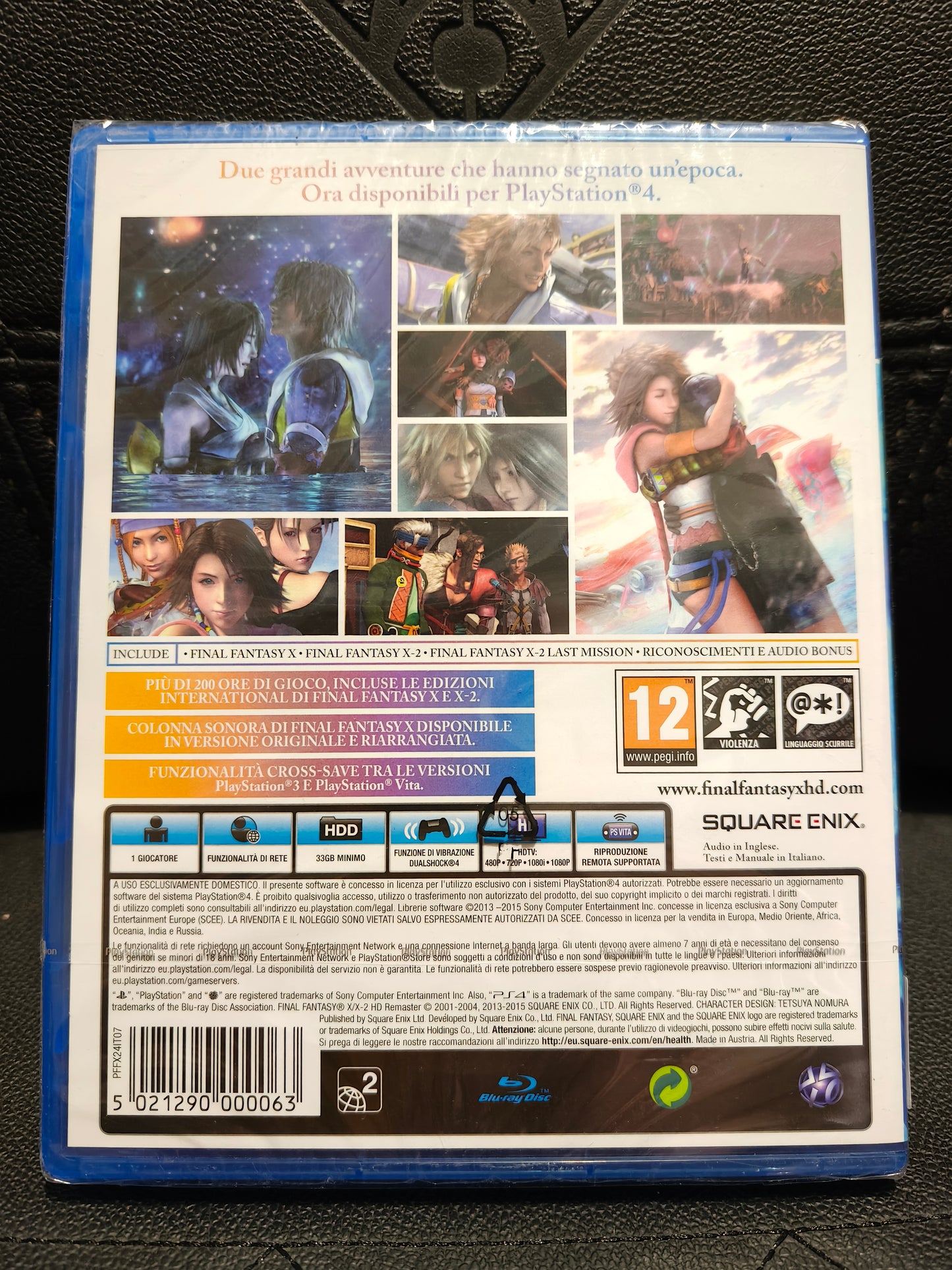 Final fantasy x/x-2 remastered ps4 sealed