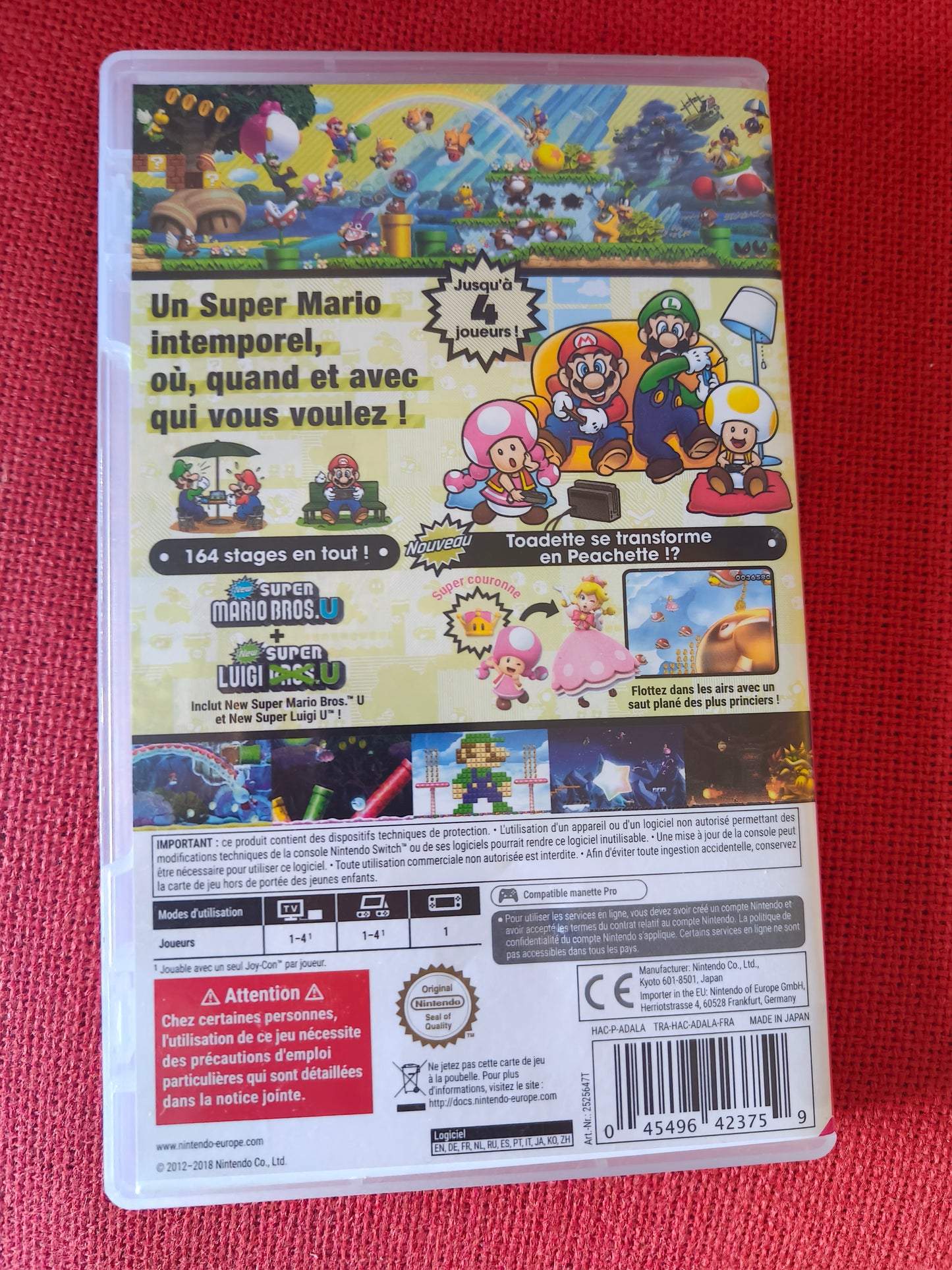 Super Mario Bros Deluxe switch
