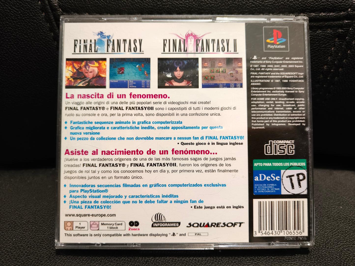 Final fantasy origins ps1 🇮🇹