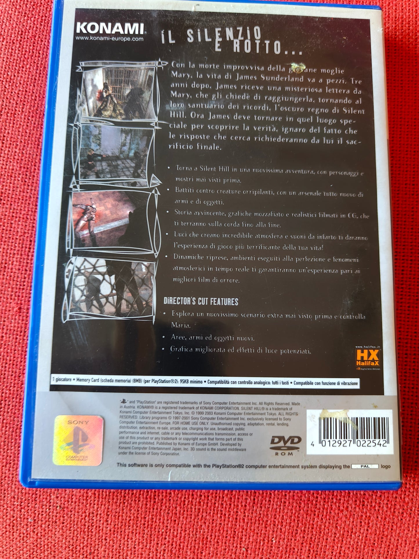 Silent Hill 2 director's cut ps2
