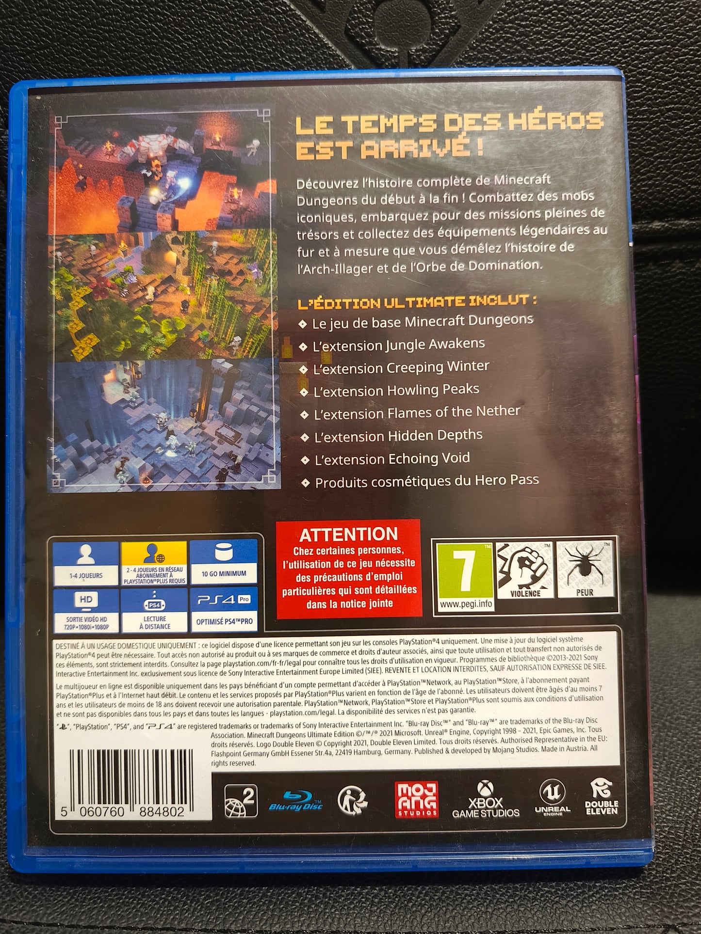 Minecraft dungeons ultimate edition ps4