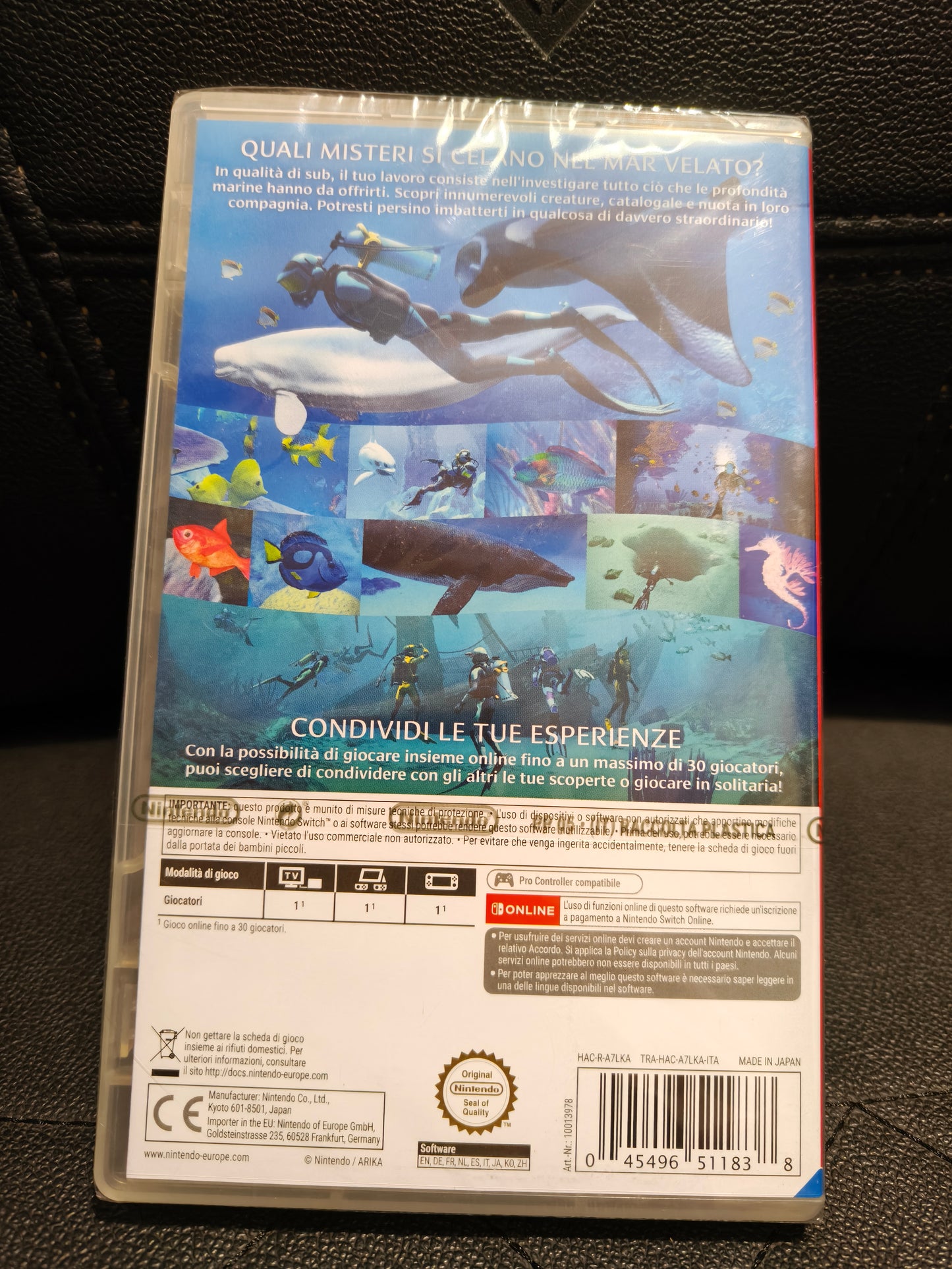 Endless Ocean luminous switch sealed