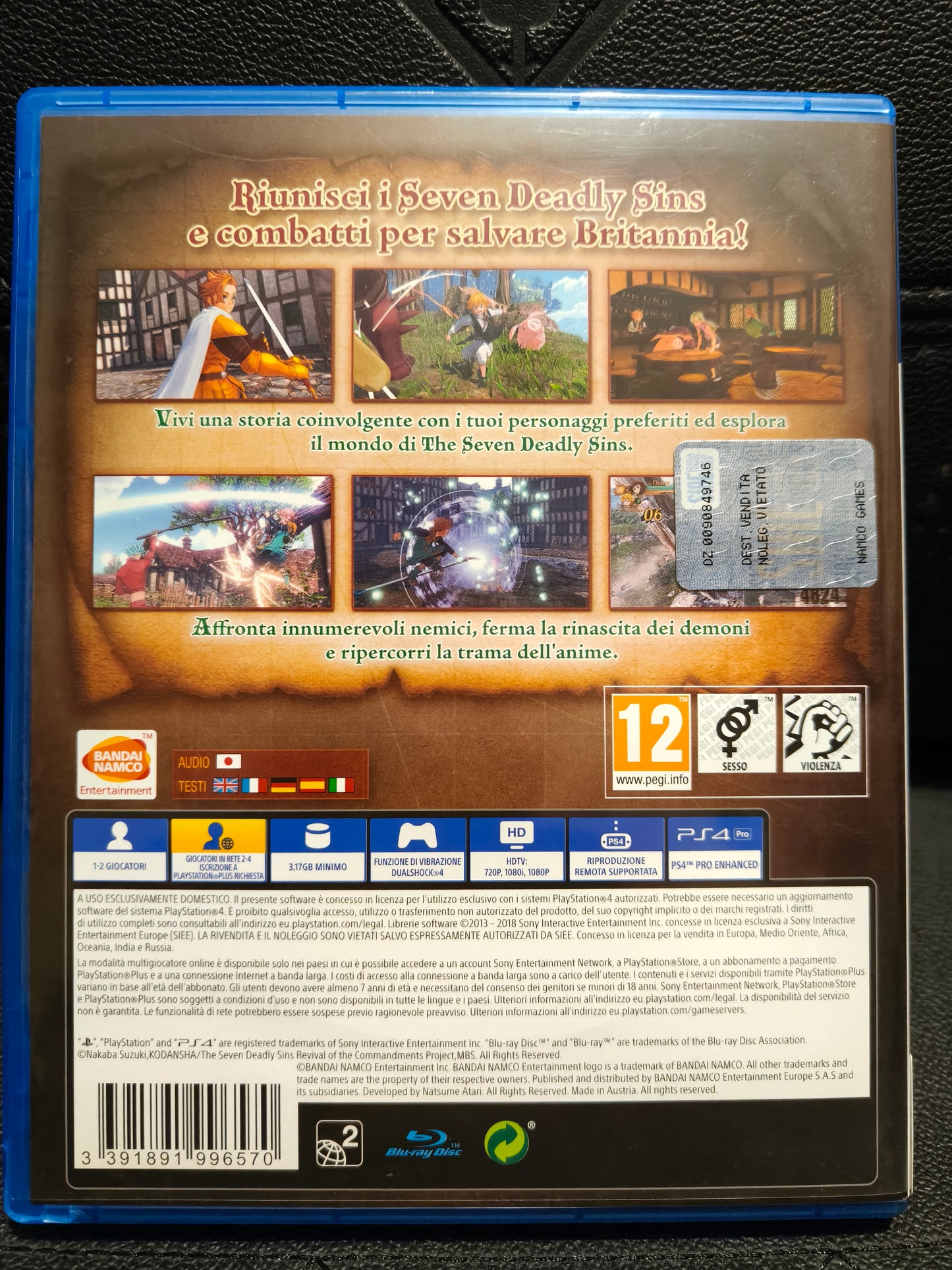 The Seven deadly sins ps4
