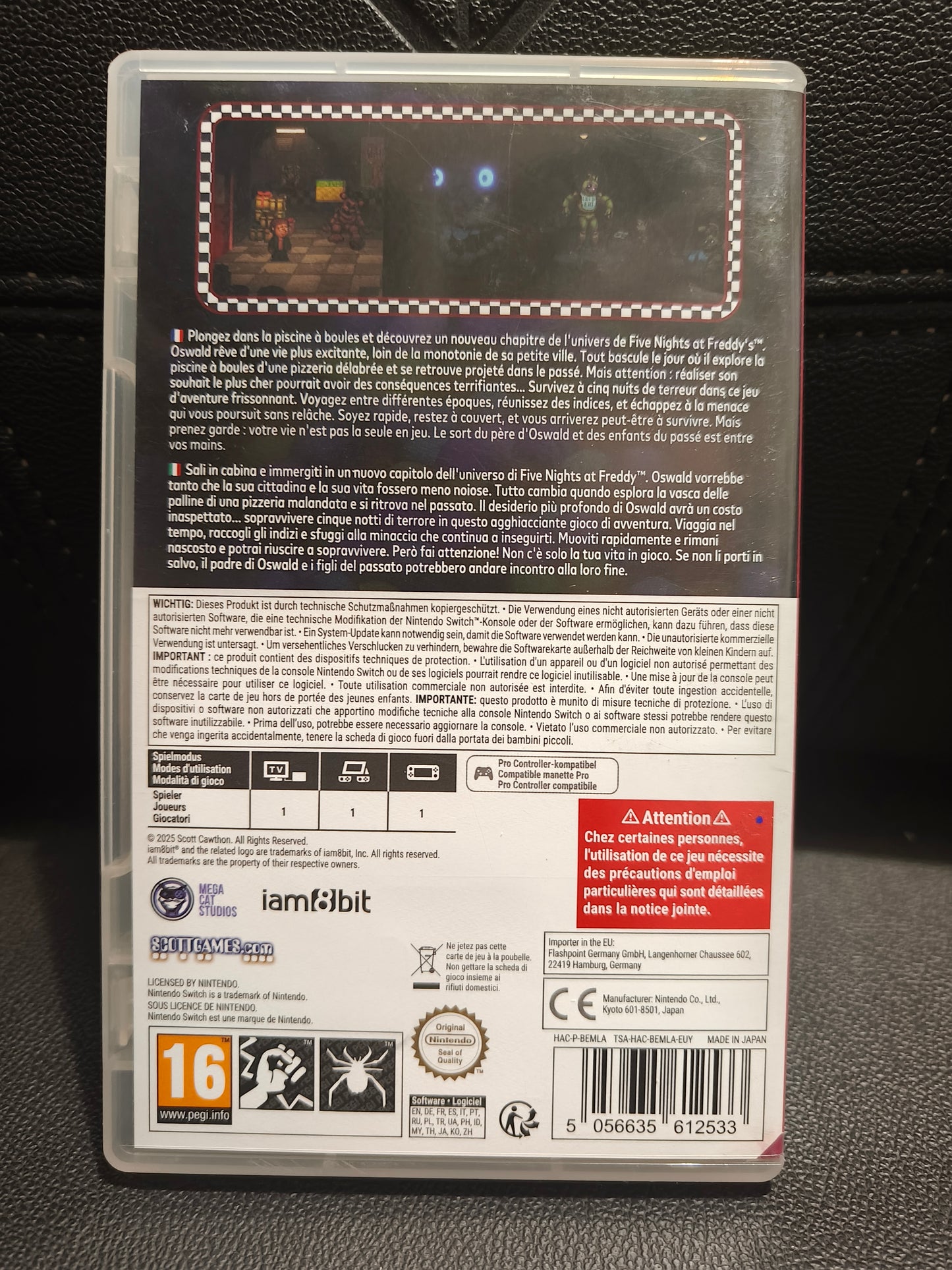 Five nights at freddy's into the pit switch
