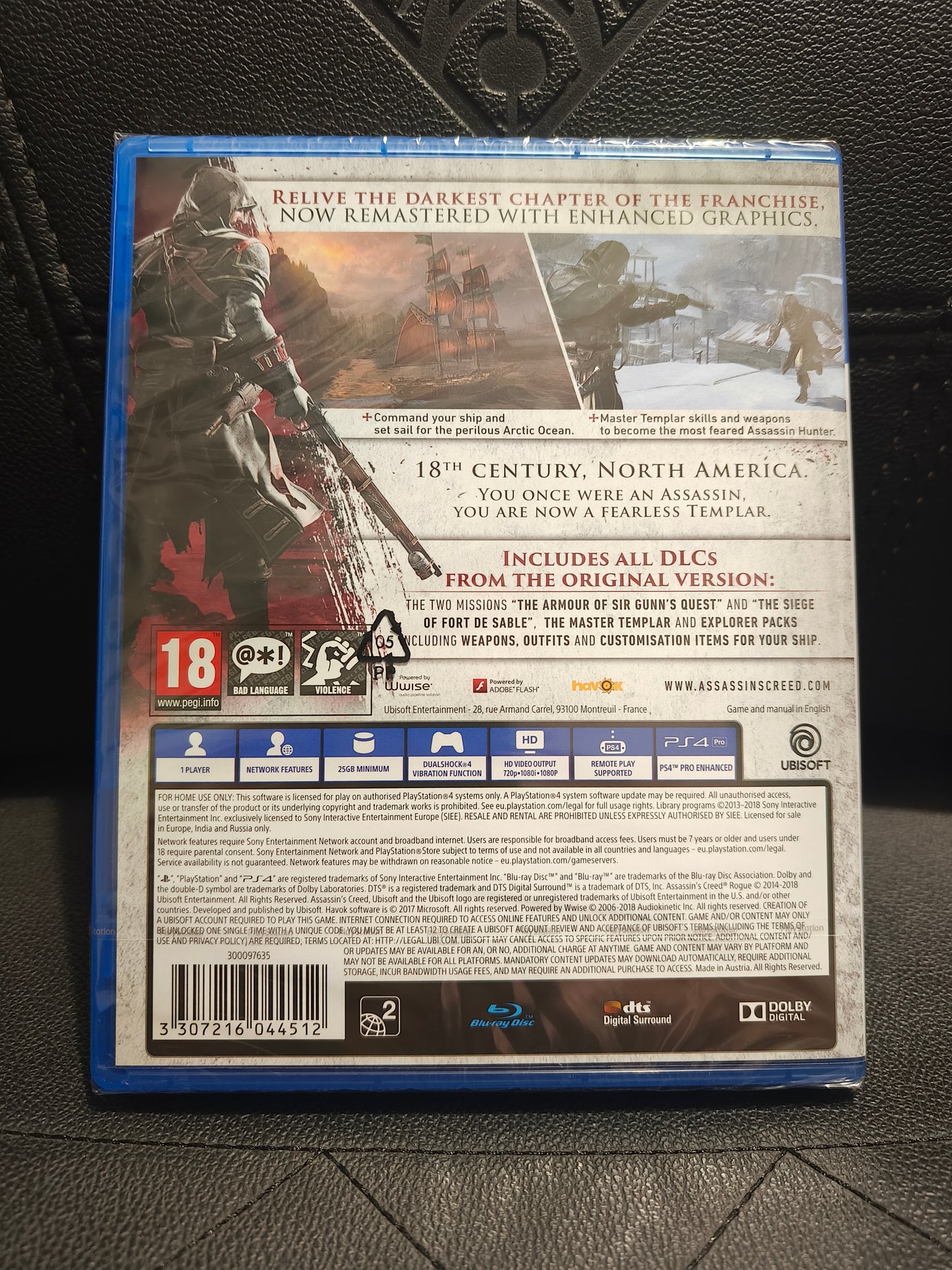 Assassin's Creed rogue ps4 sealed