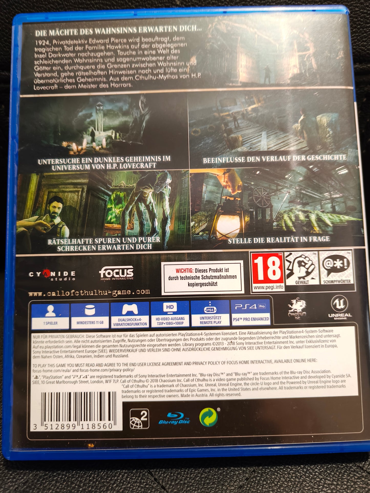 Call of cthulhu ps4