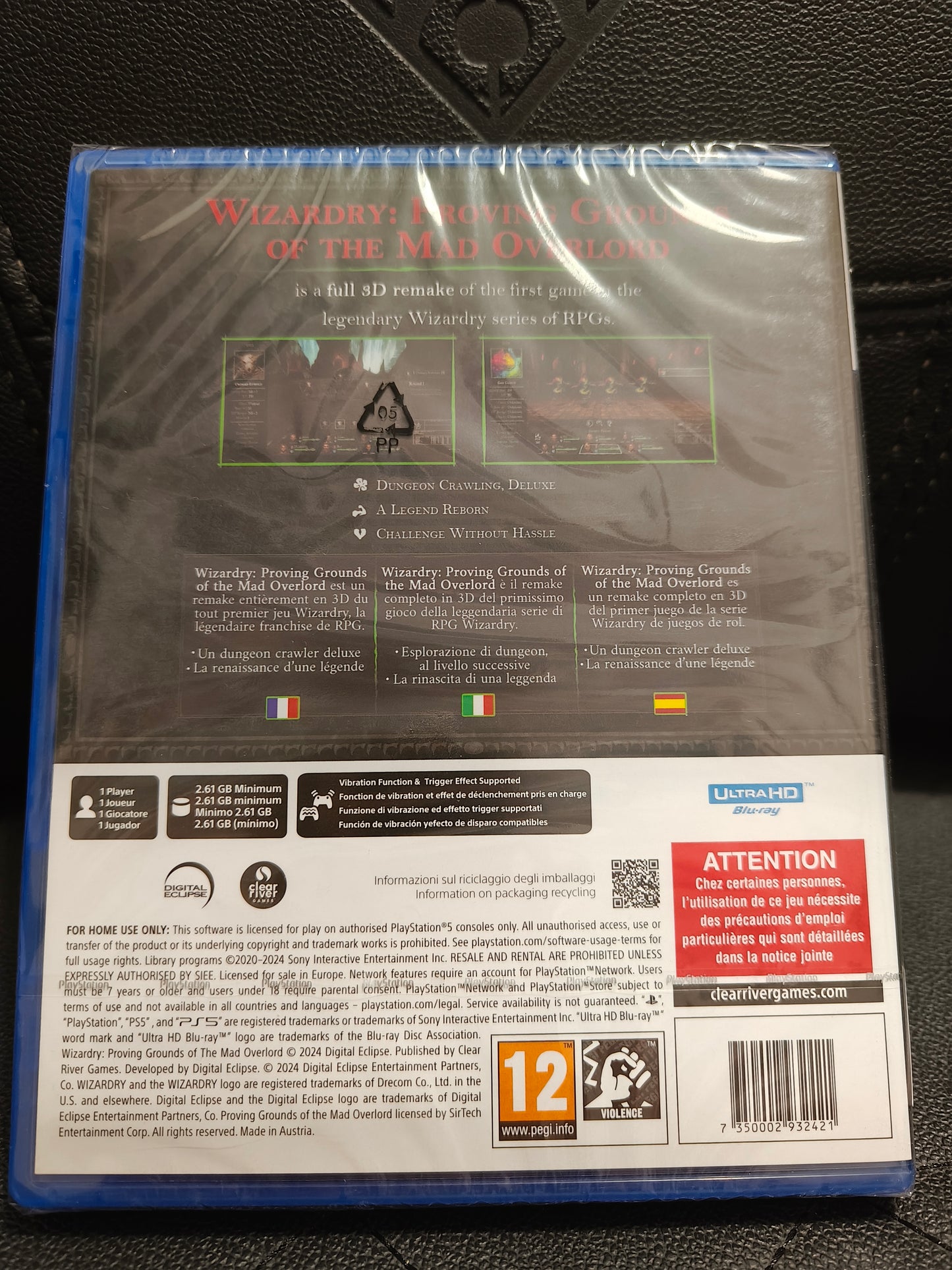 Wizardry proving ground of the mad overlord ps5 sealed