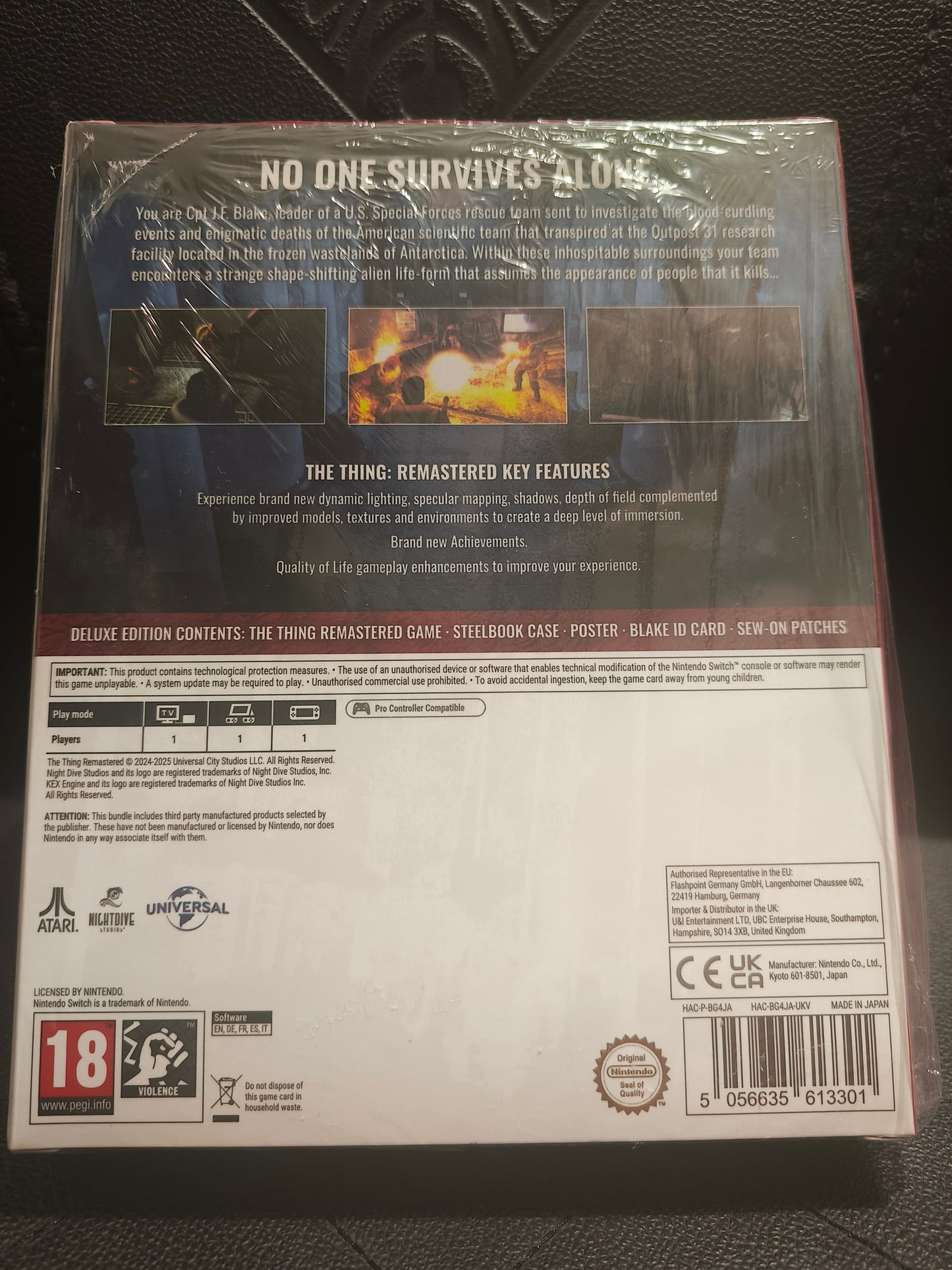 The thing remastered deluxe edition switch sealed
