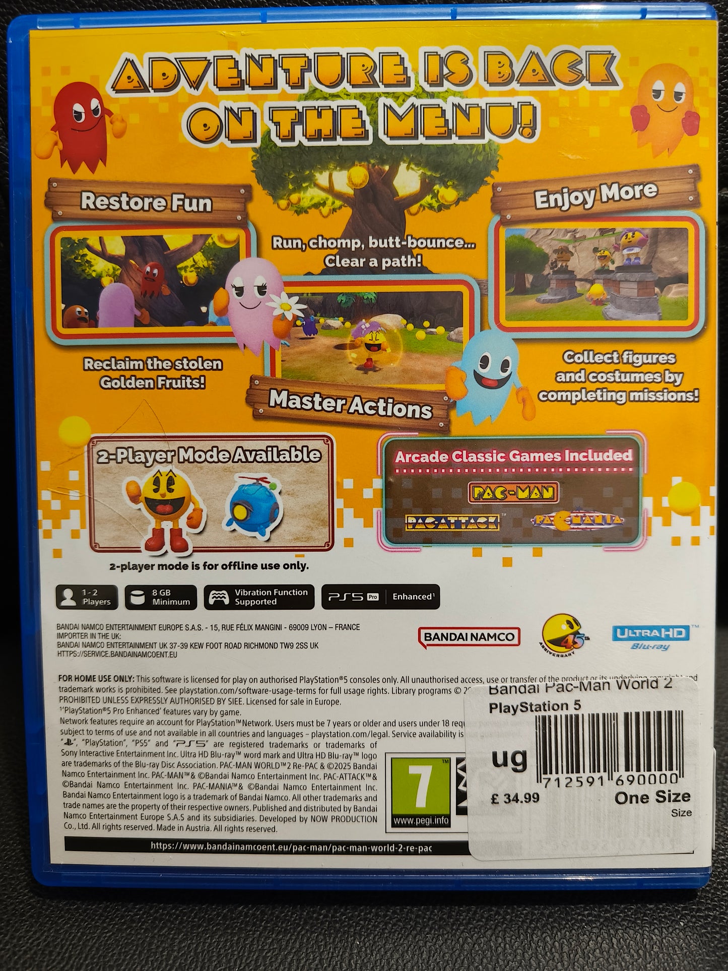 Pac-man world 2 re-pac ps5
