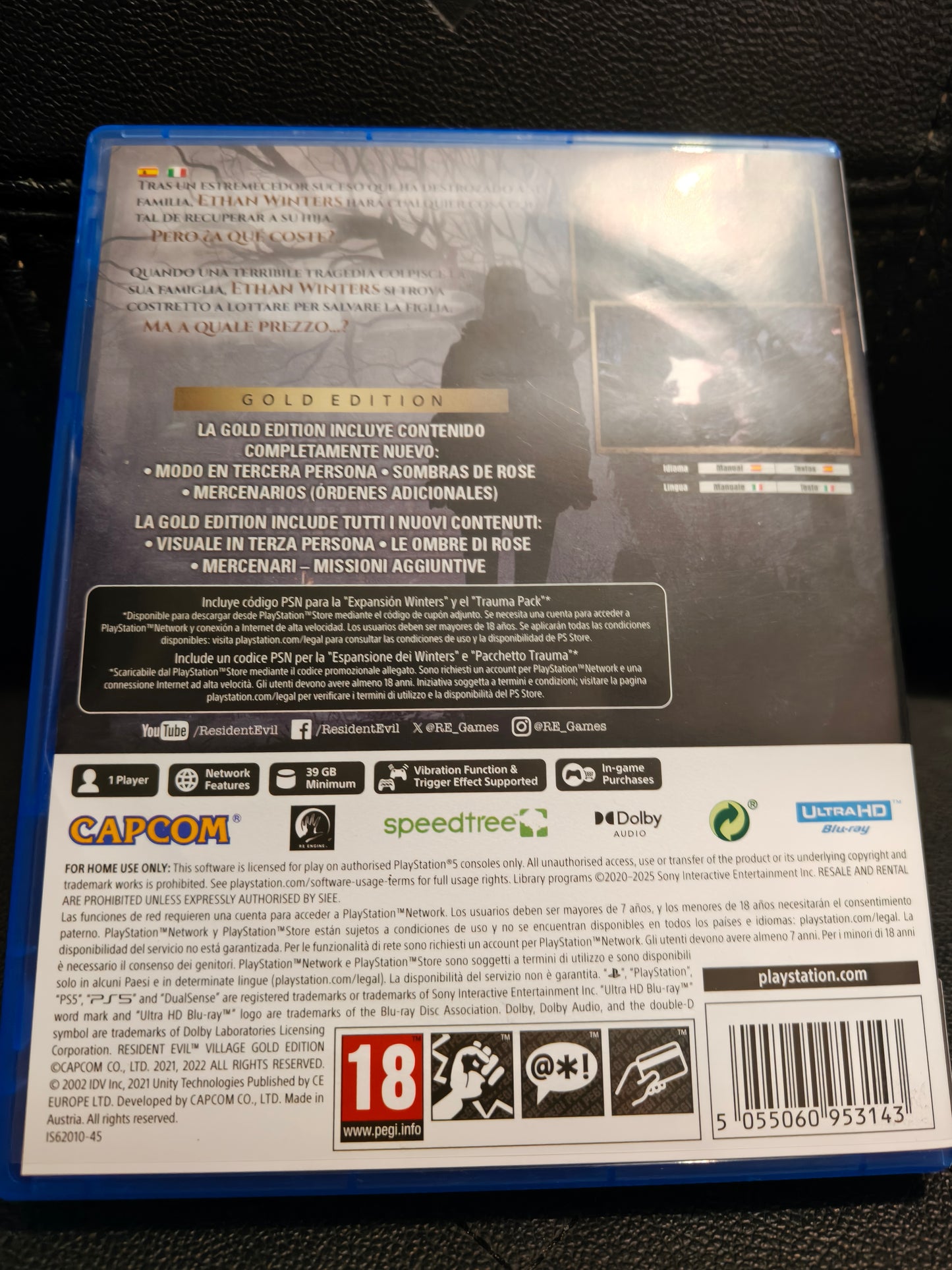 Resident evil Village Gold edition ps5