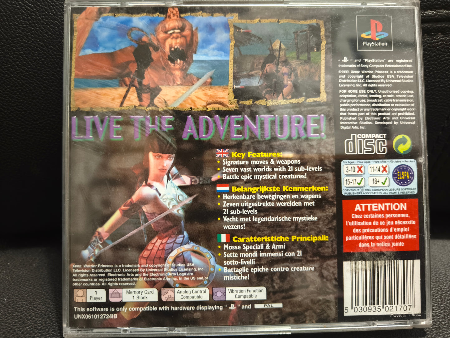 Xena Warrior princess ps1 🇮🇹