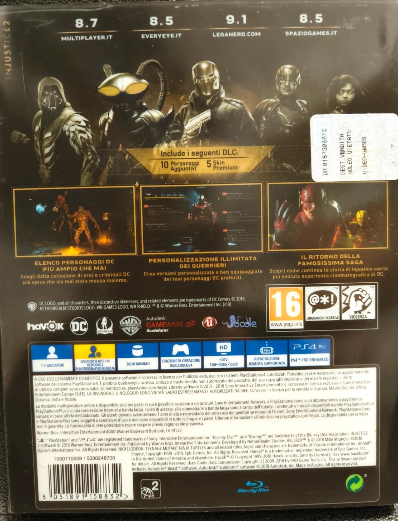 Injustice 2 legendary steelbook edition ps4