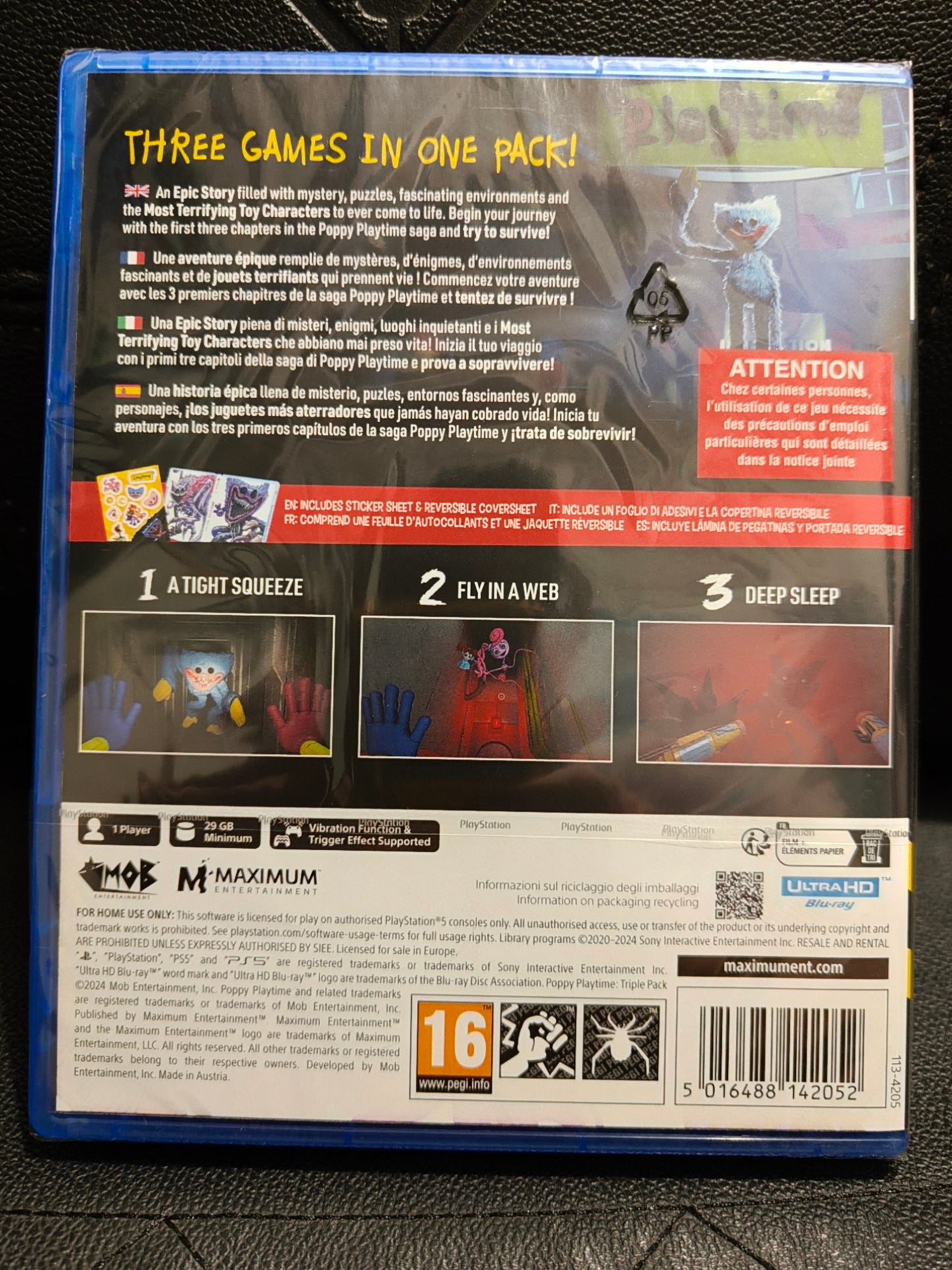 Poppy playtime triple pack ps5 sealed