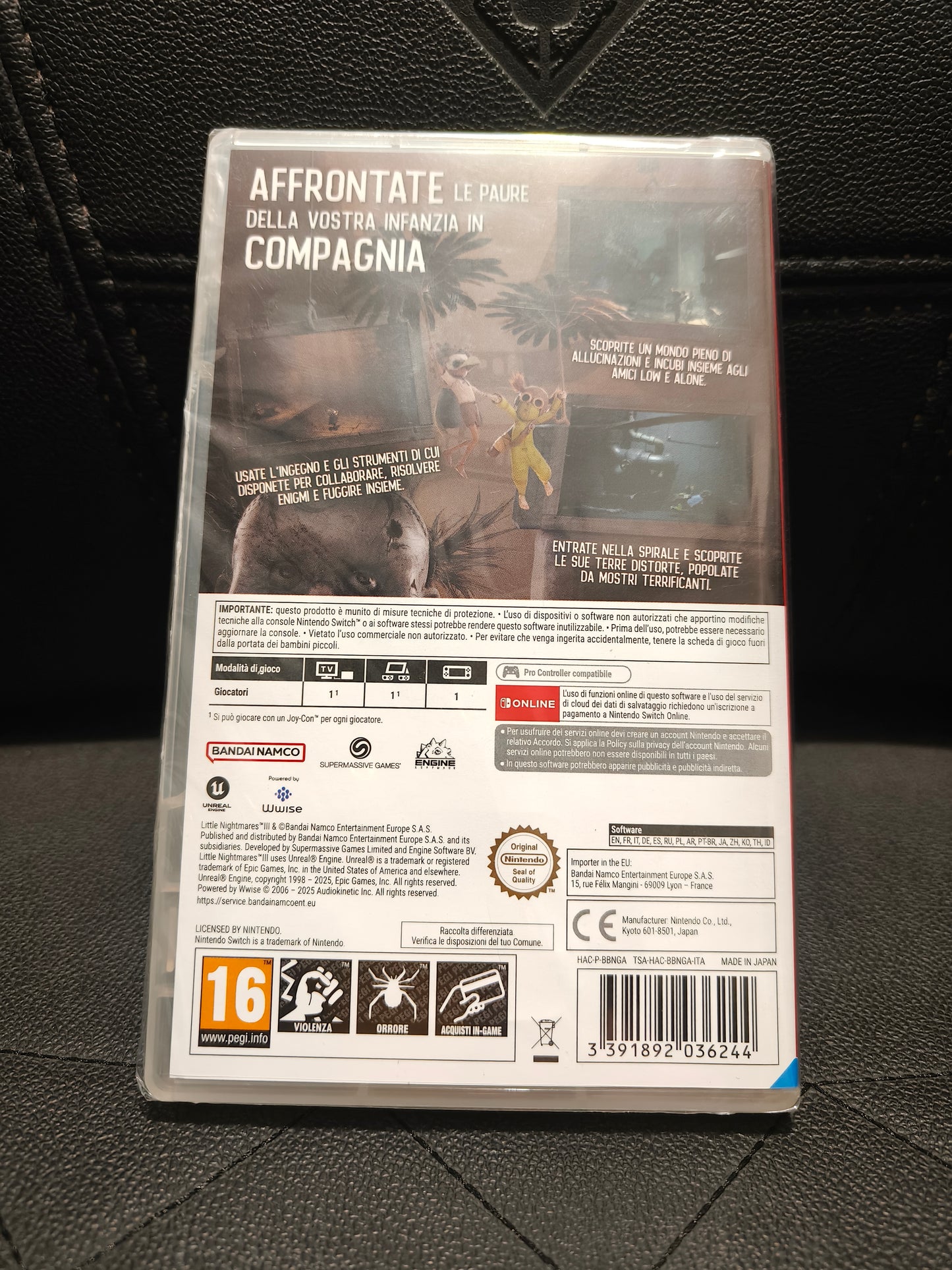 Little nightmares 3 switch sealed