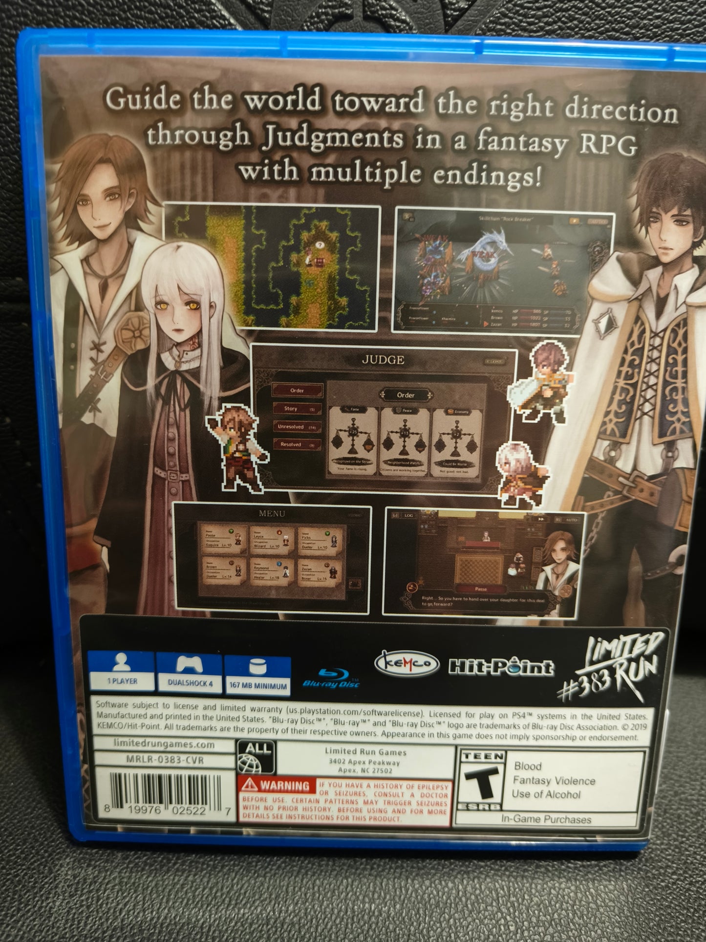 Monochrome order ps4 by limited run games