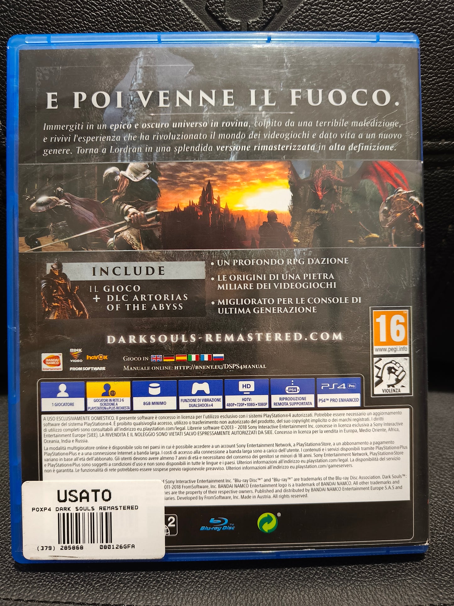Dark souls remastered ps4