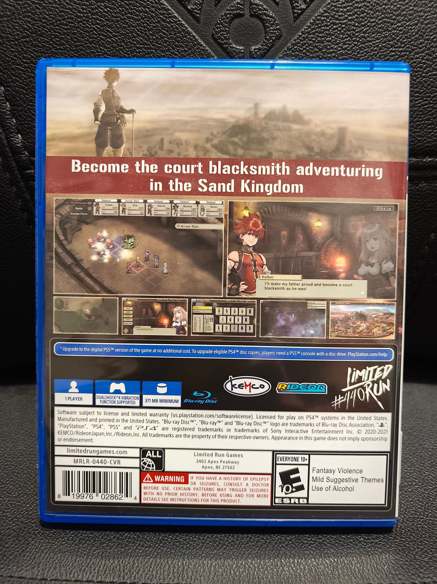 Blacksmith of the Sand Kingdom ps4 by limited run games