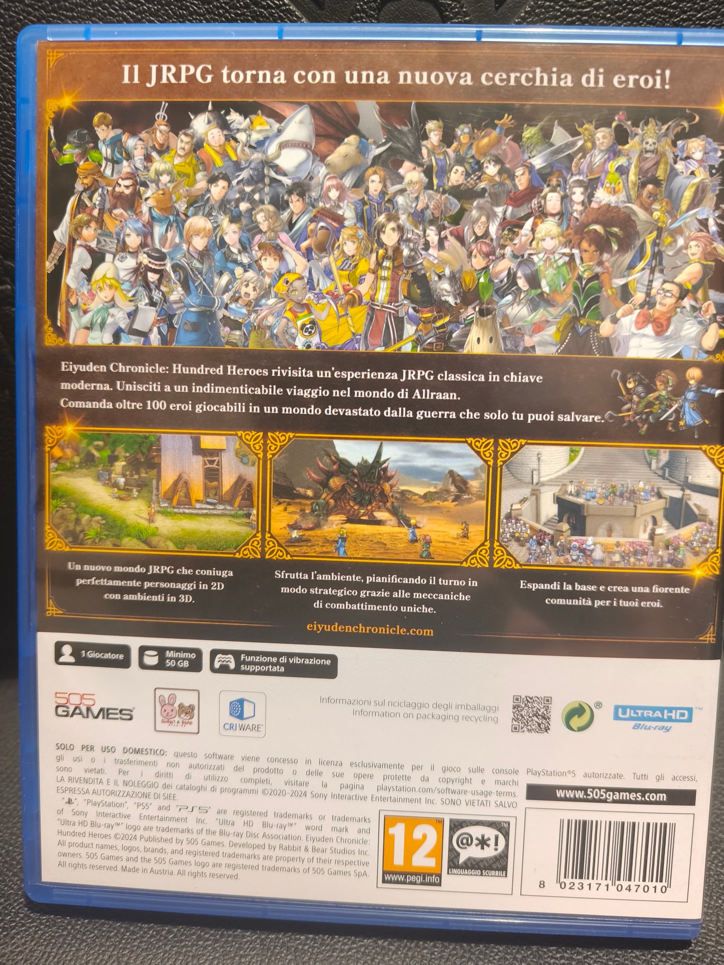 Eiyuden chronicle hundred Heroes ps5