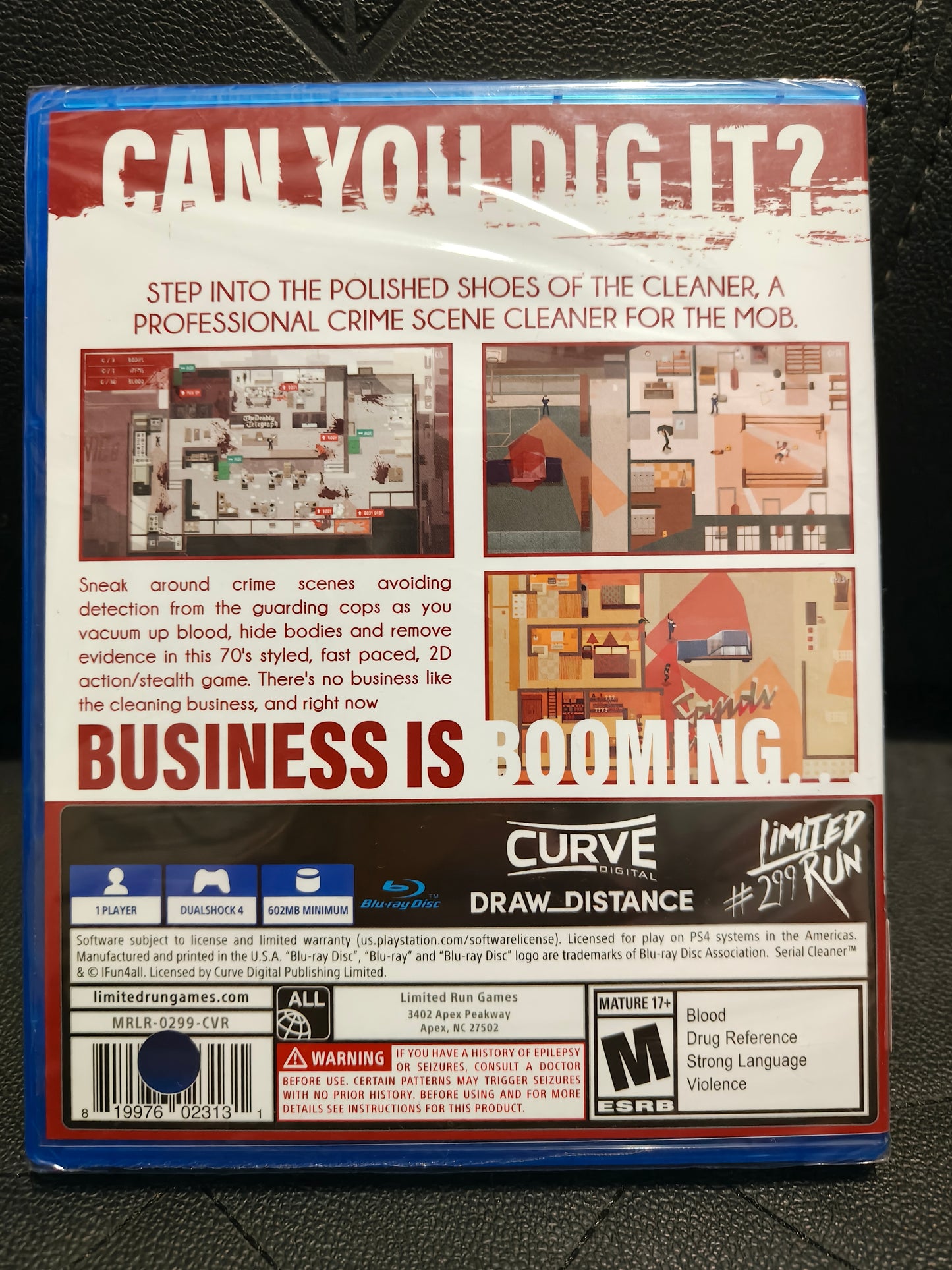 Serial cleaner ps4 by limited run games sealed