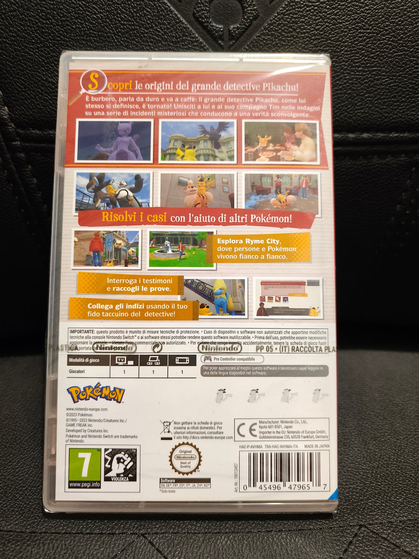 Detective Pikachu il ritorno switch sealed