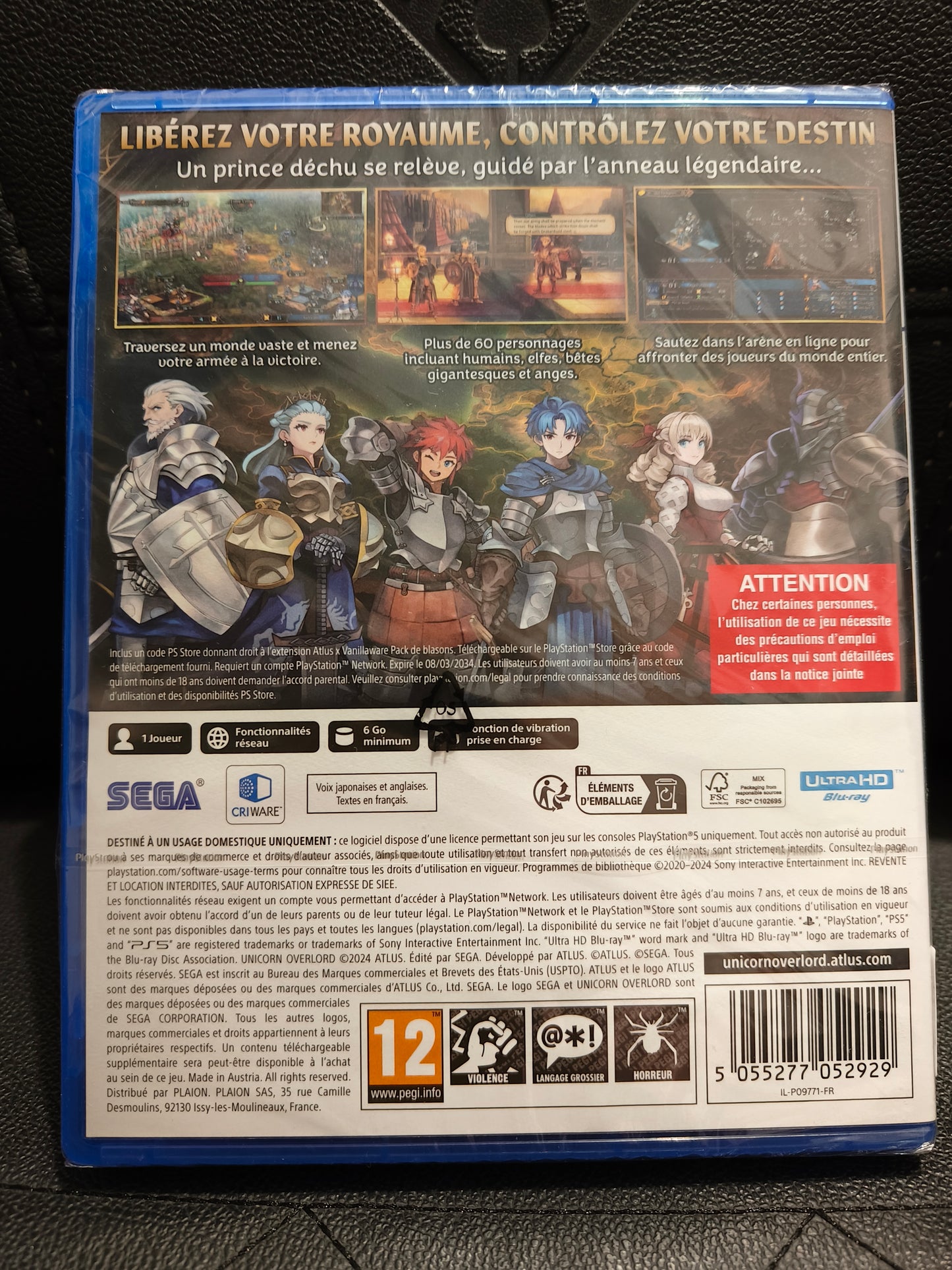 Unicorn overlord ps5 sealed