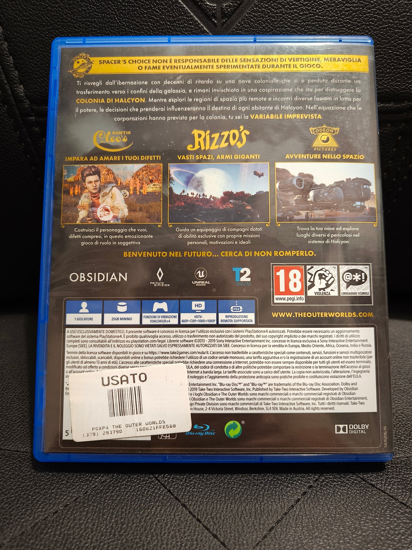 The outer worlds ps4