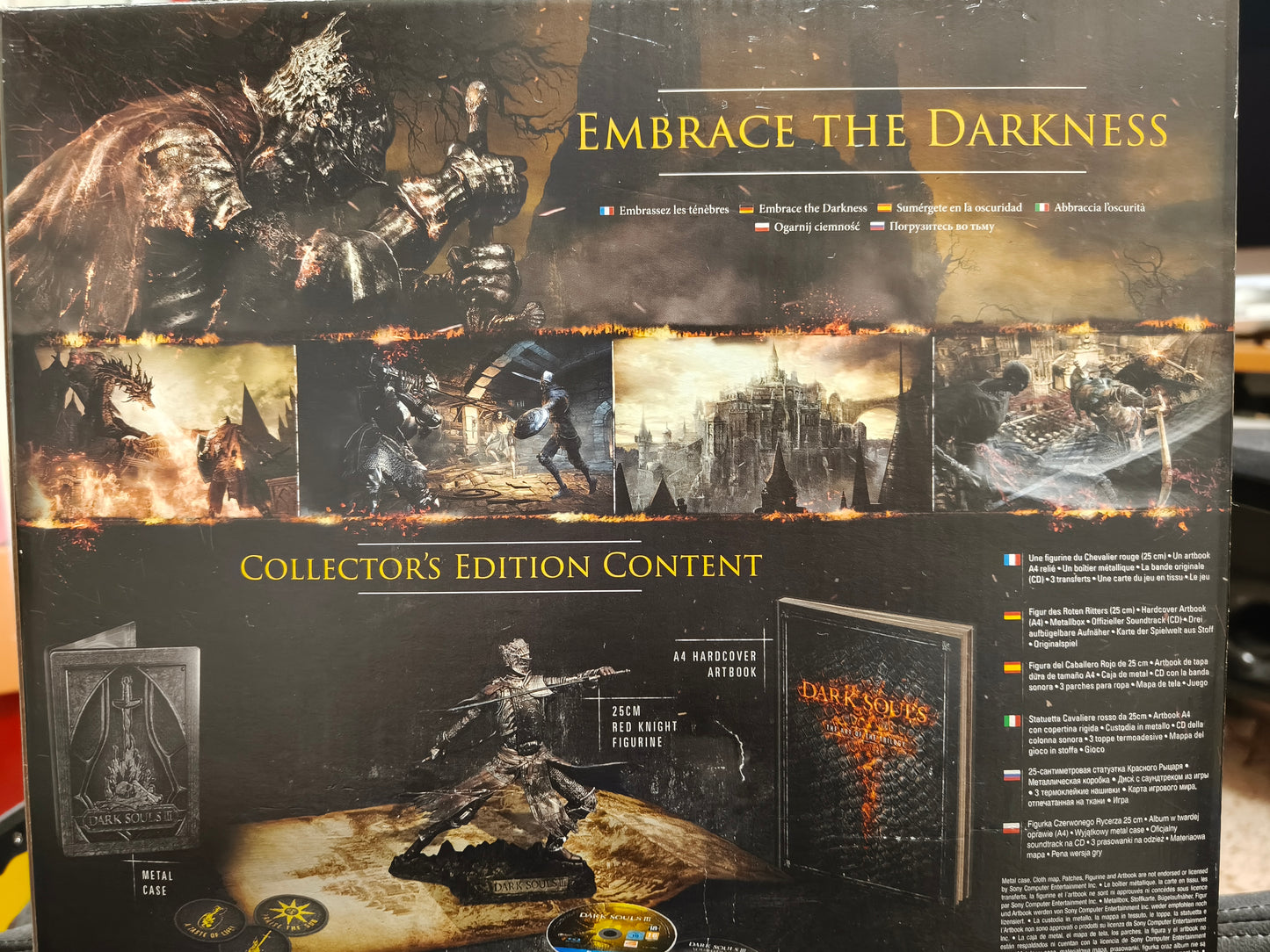 Dark souls 3 collector's edition ps4