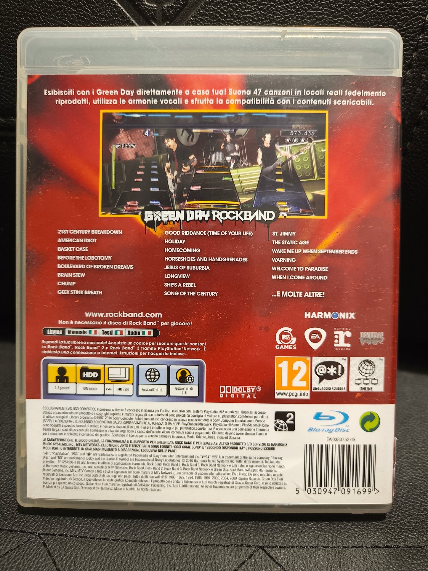 Green day rockband ps3