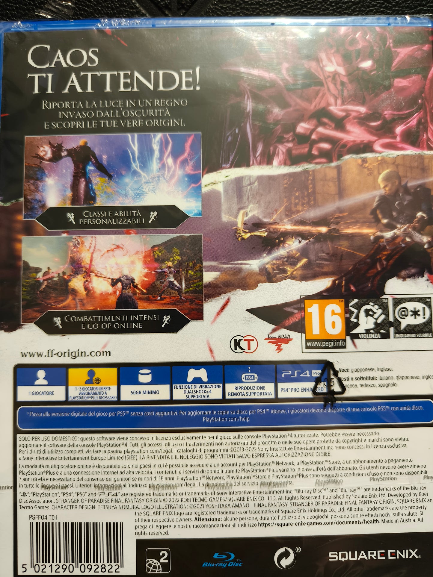 Stranger of paradise final fantasy origins ps4 sealed