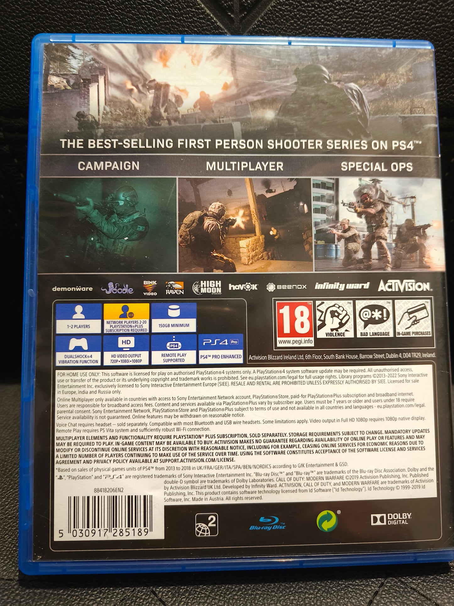 Call of duty modern warfare ps4