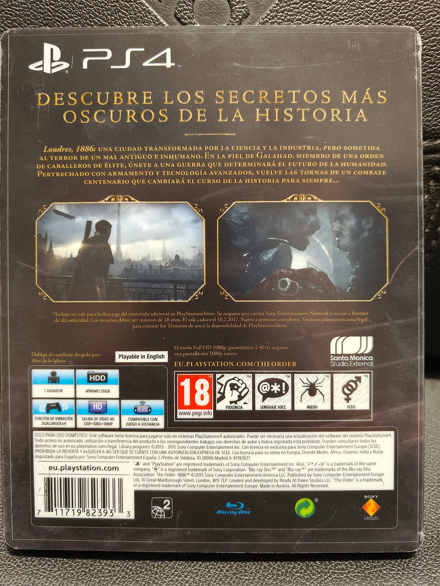 The order 1886 limited edition steelbook ps4