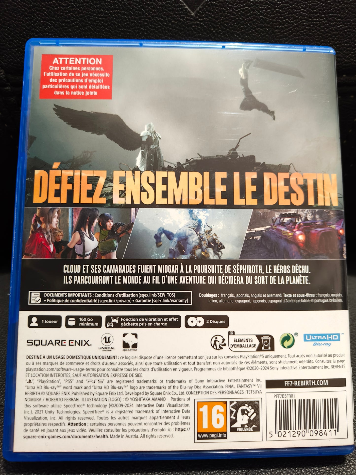 Final fantasy VII rebirth ps5